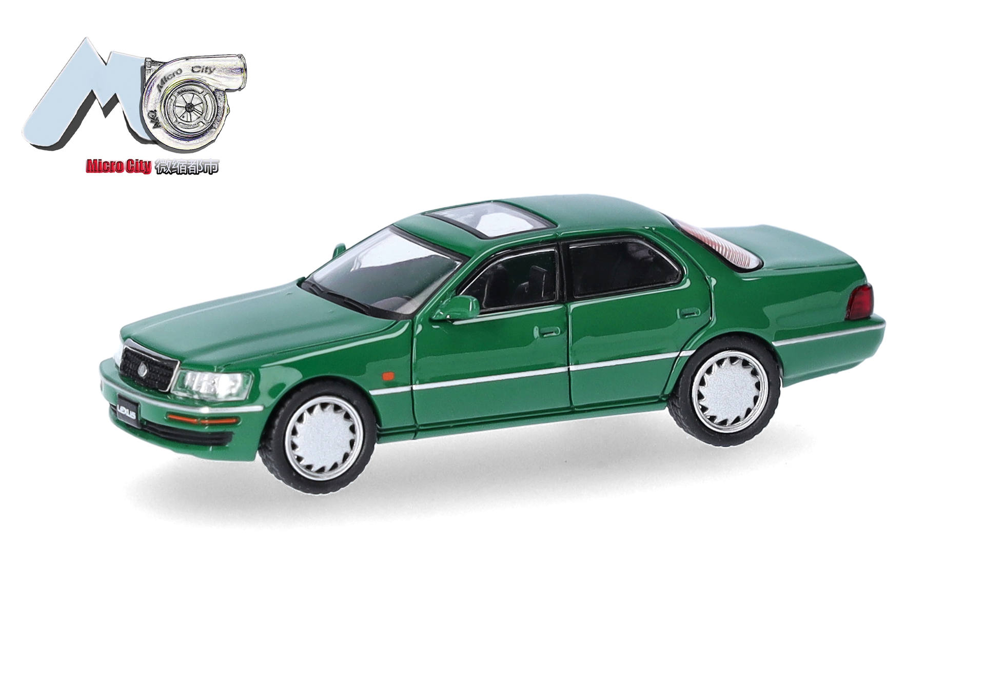 toy car, green sedan, 4-door, model car, diecast