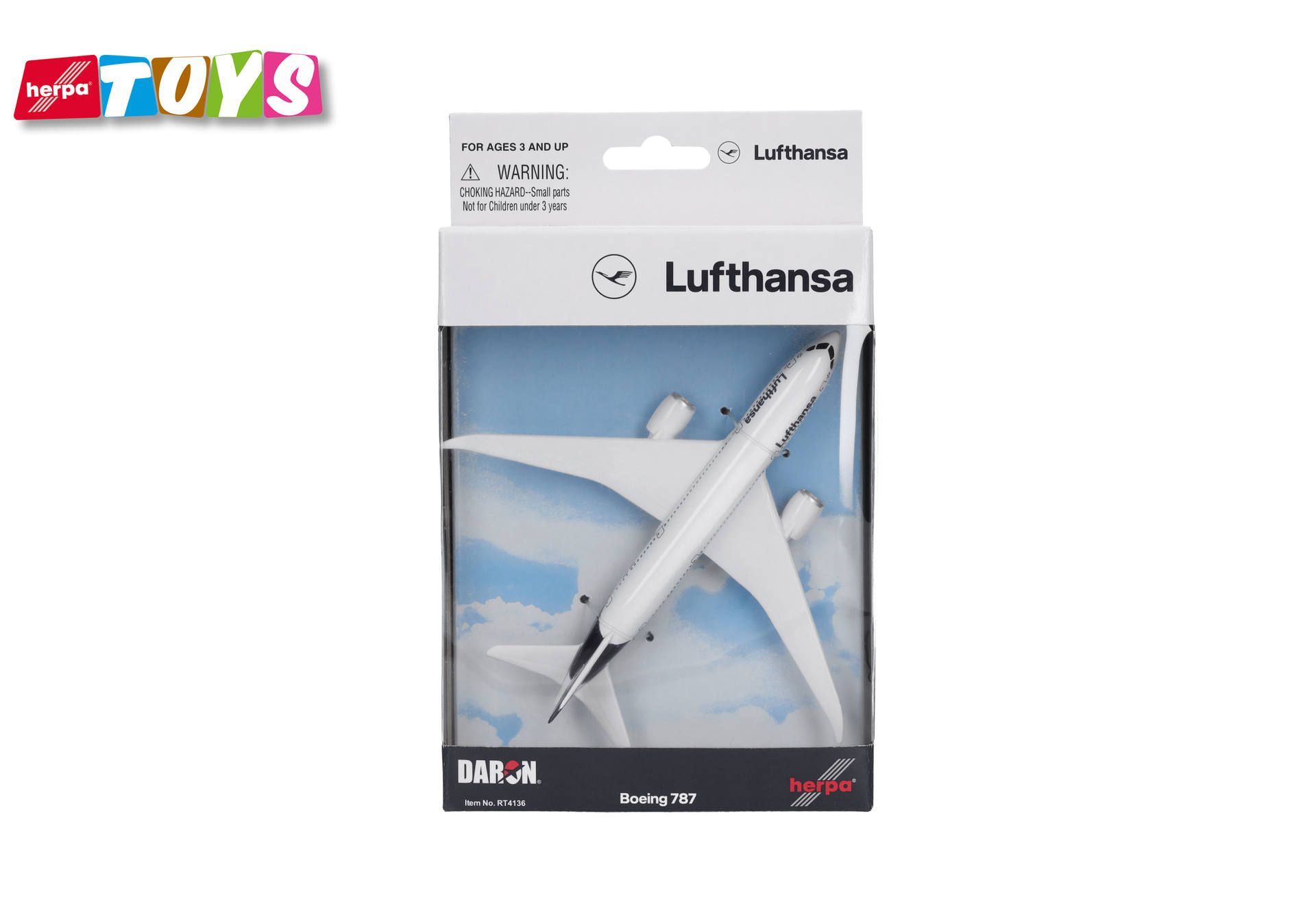Herpa Toys: Single Airplane Lufthansa 787