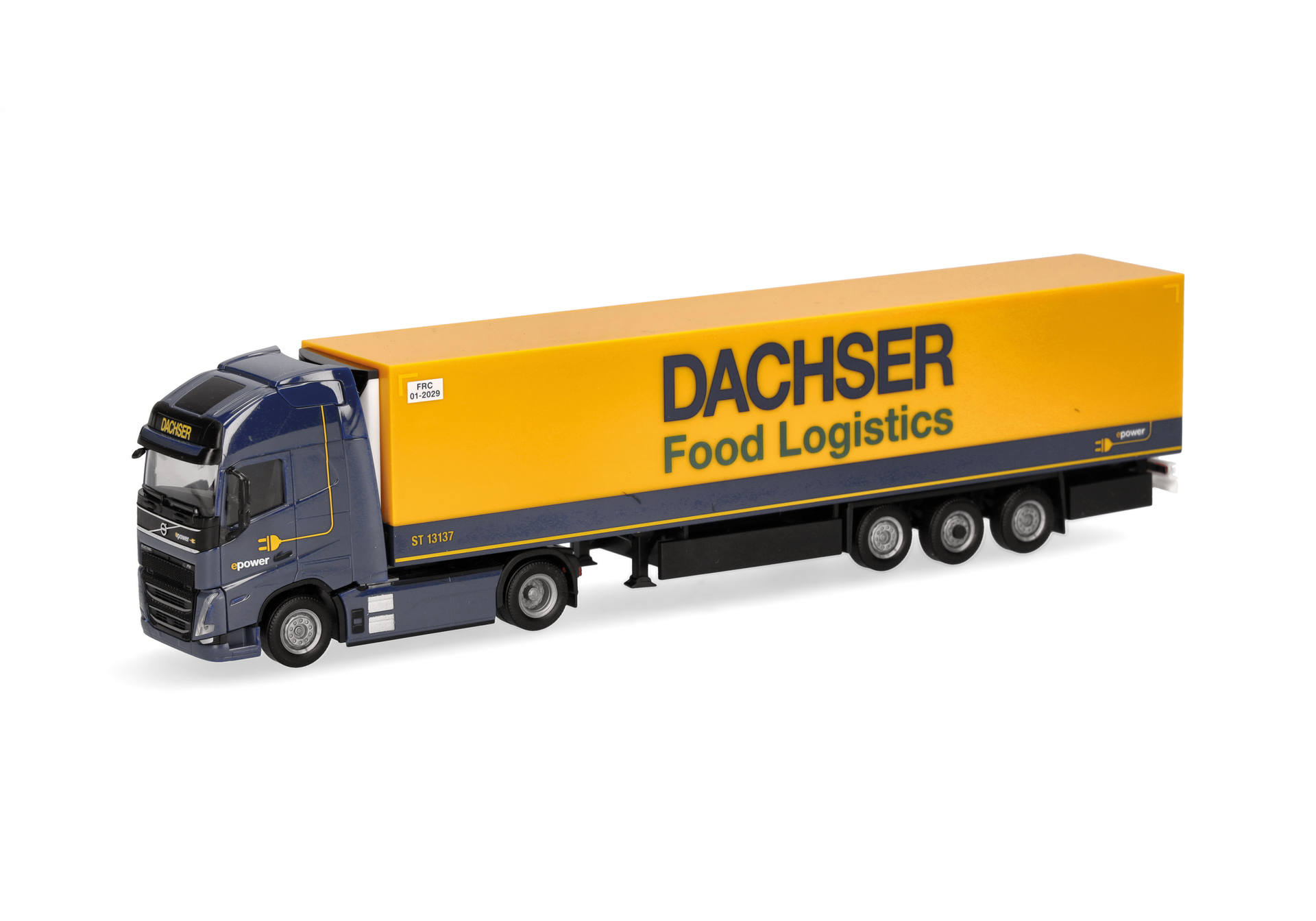 Volvo FH GL XL 2020 electric refrigerated box semitrailer truck "Dachser Food Logistics"