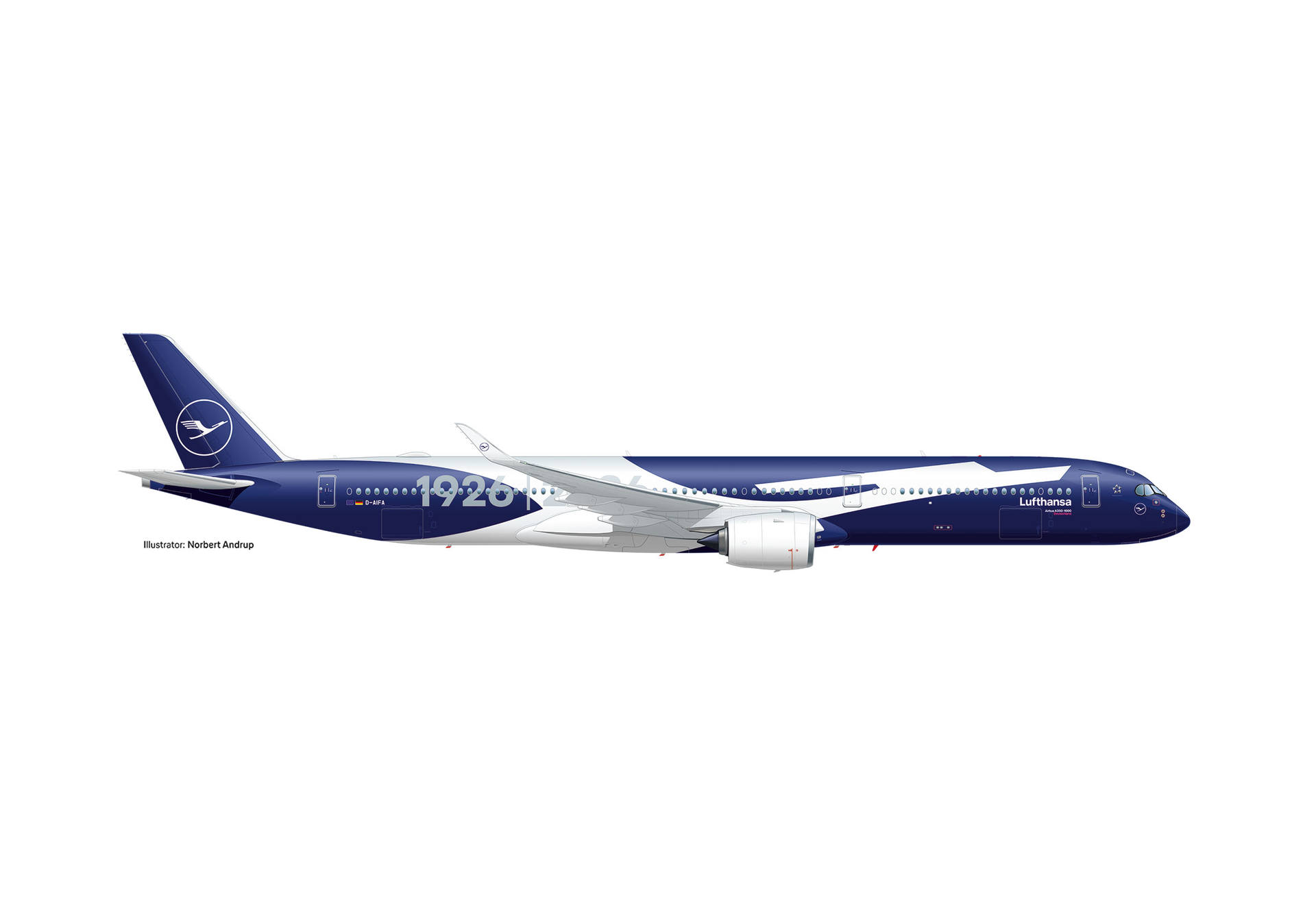 airliner, airplane, Lufthansa, blue livery, jet