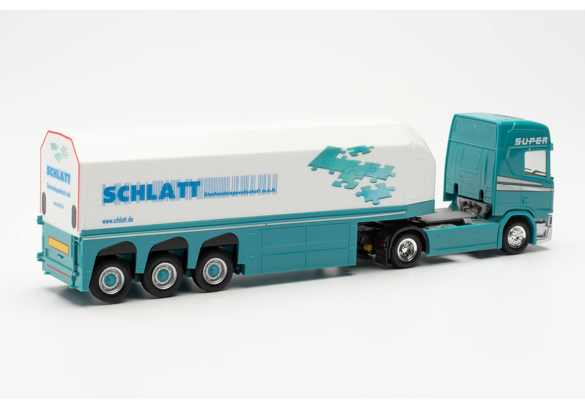 Scania CS 20 high roof inloader semitrailer truck “Schlatt”