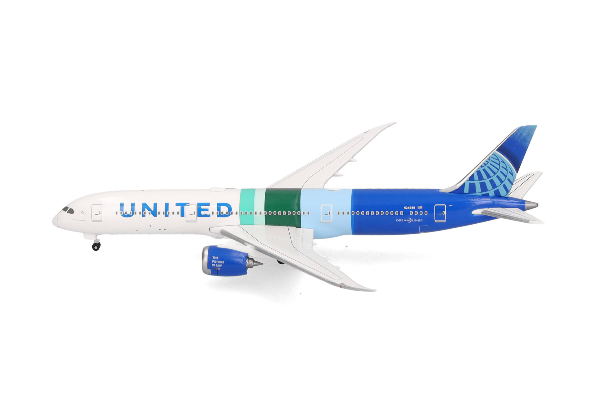 United Airlines Boeing 787-9 Dreamliner "The Future is SAF" - N24988