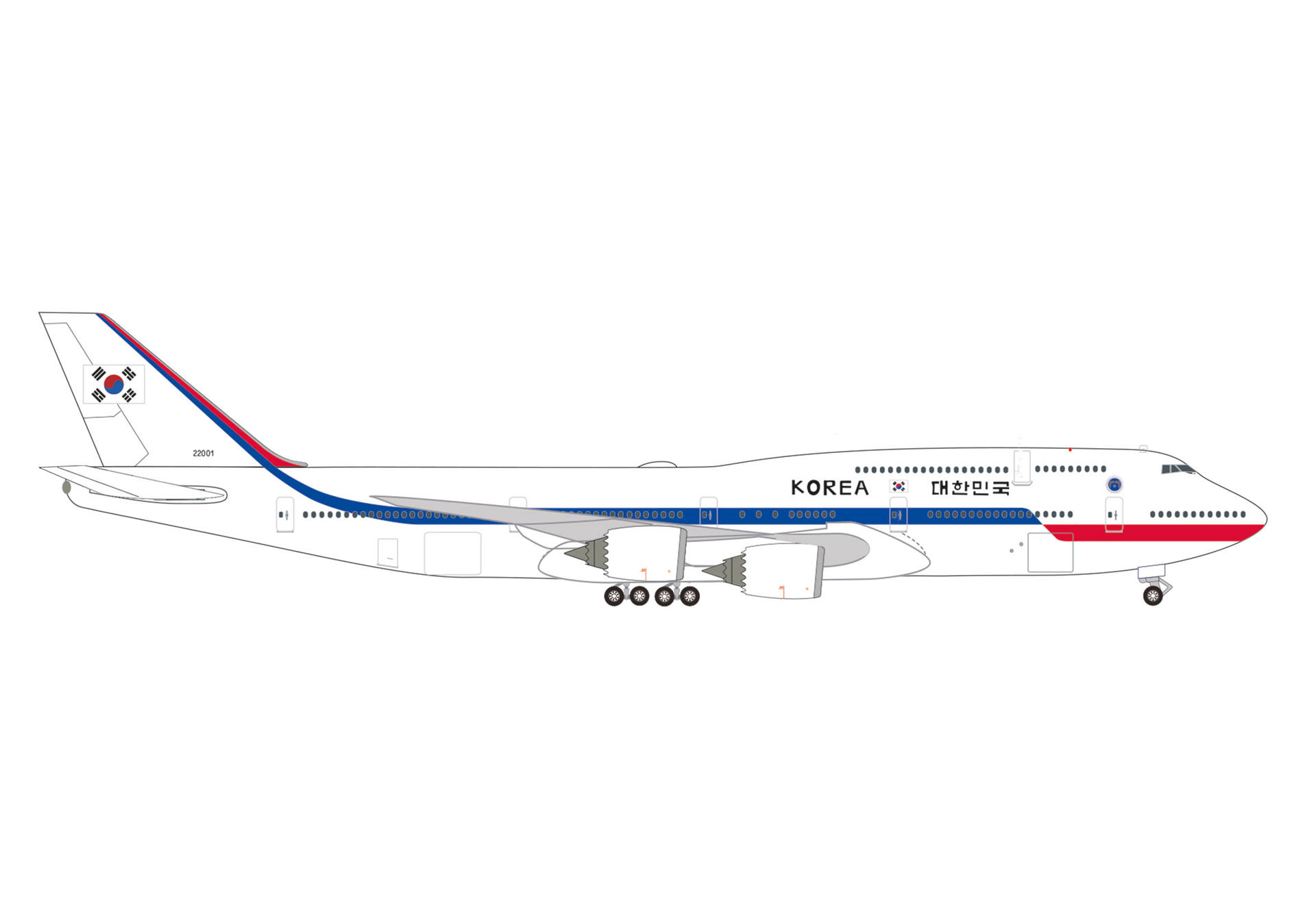 South Korea Government Boeing 747-8 BBJ