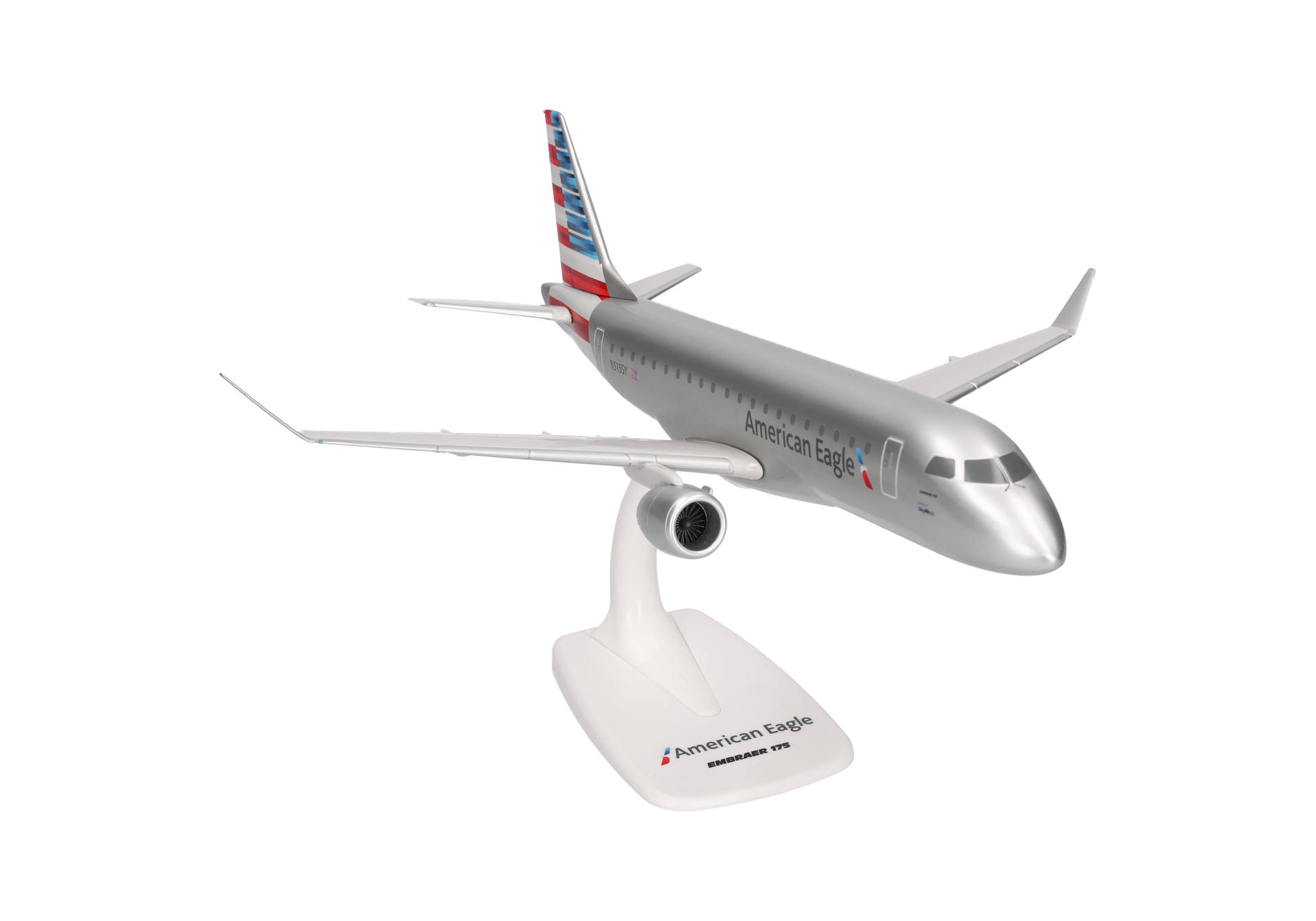 airplane model, toy model, American Eagle, jet scale model, display stand