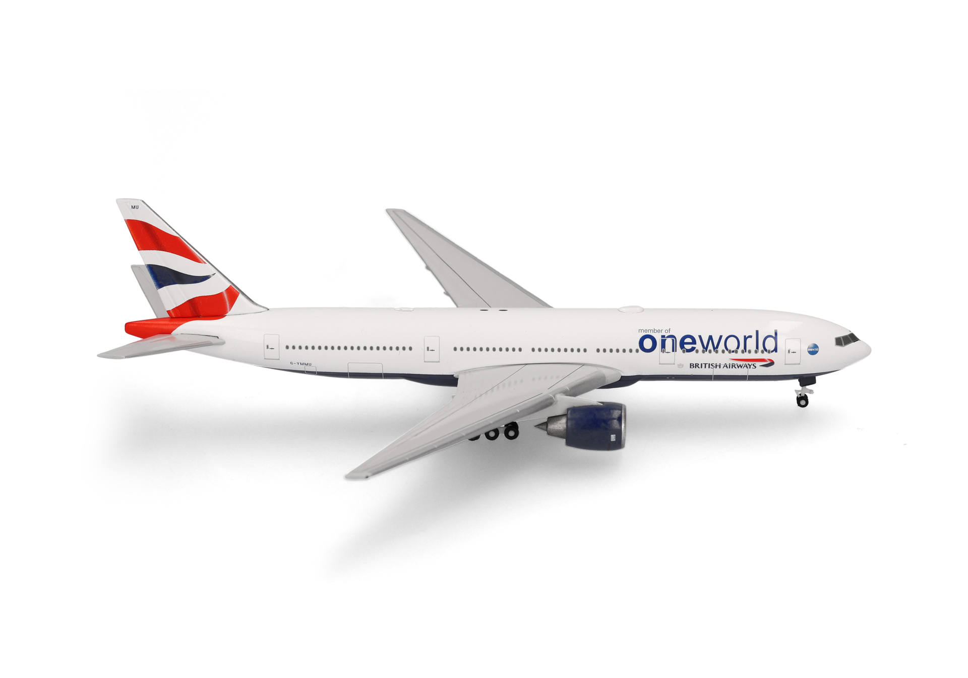 airplane, Boeing, jetliner, British Airways, side view, airplane, jet, model, commercial aircraft, wings