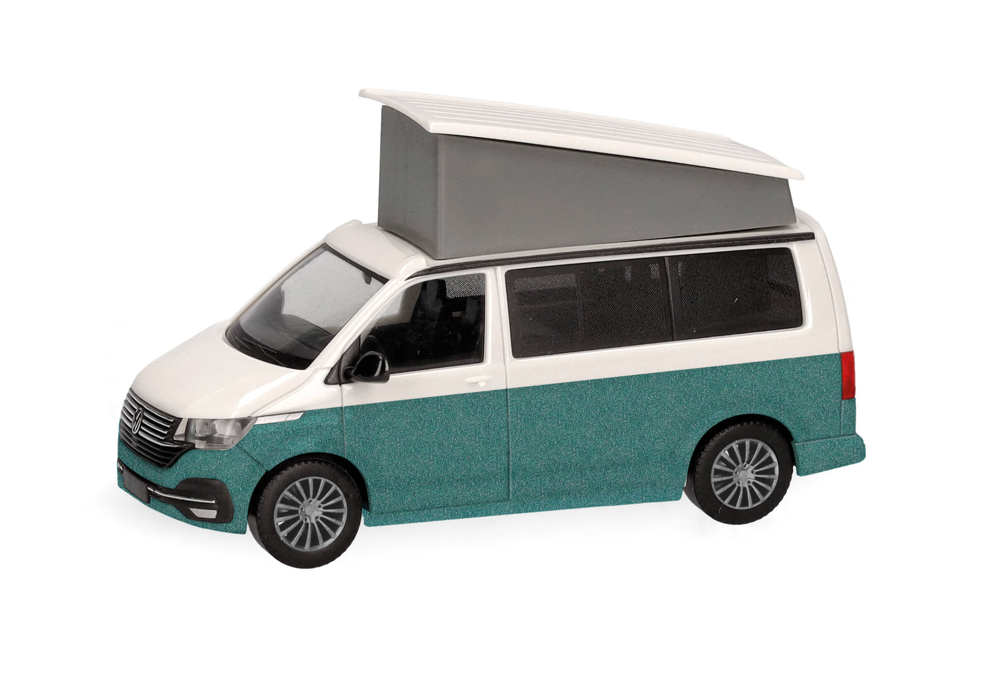 Volkswagen (VW) T6.1 California, Candy white / Bay Leaf Green metallic