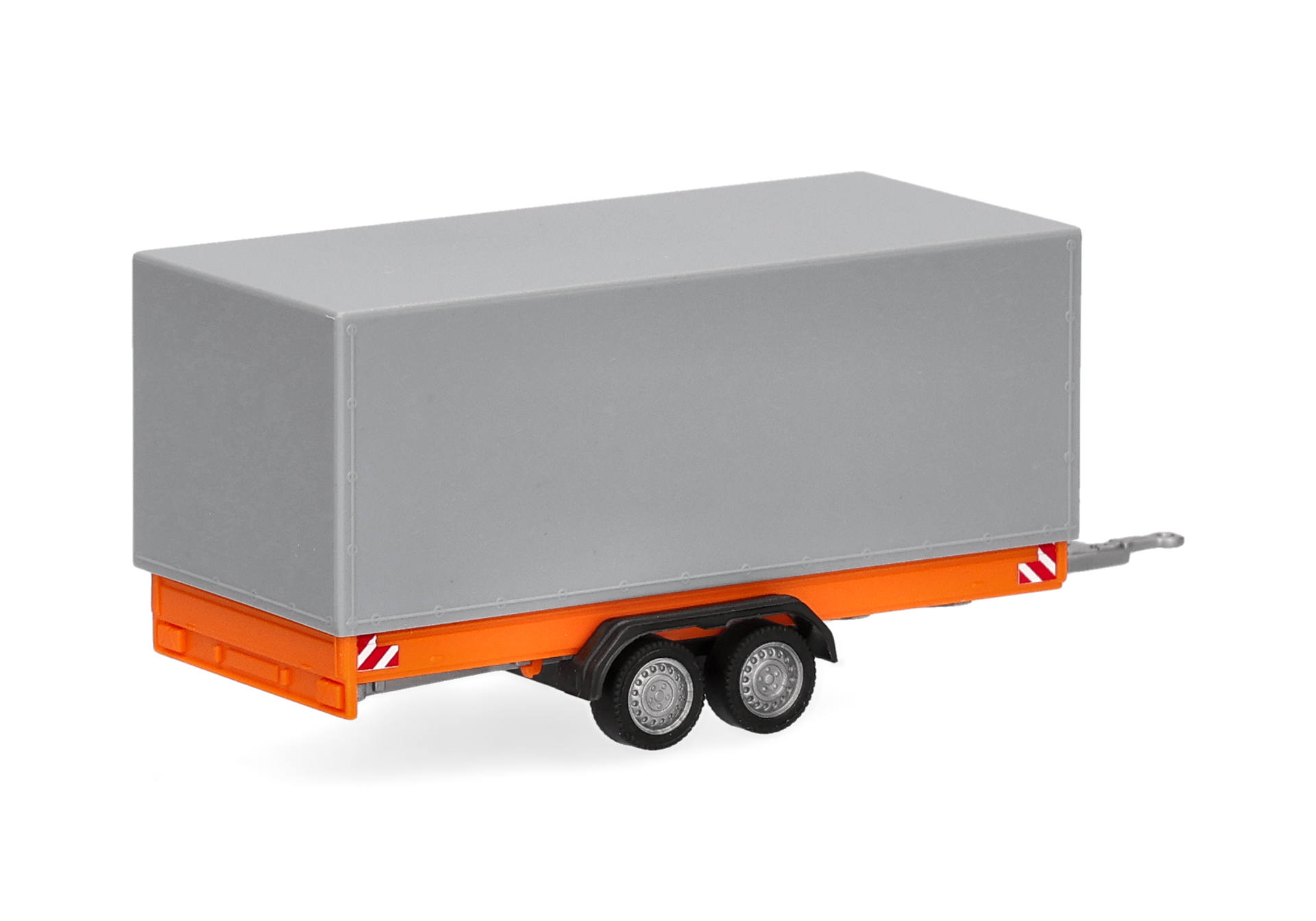 Box, Lastwagenanhänger, Versandbehälter, Grau Box, Flachbettanhänger