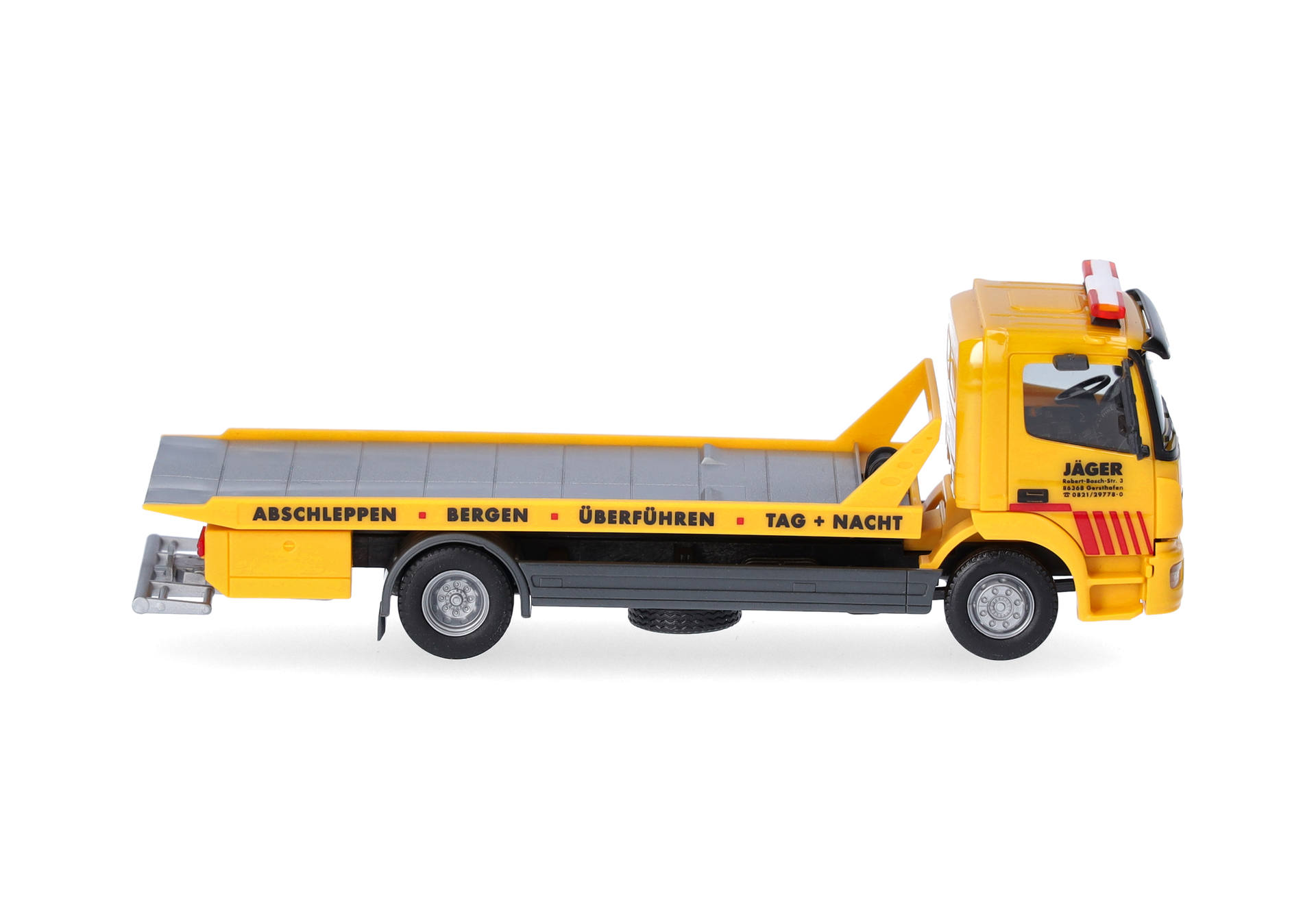 Mercedes-Benz Atego 13 Plateau-Abschlepp-LKW "Jäger" 