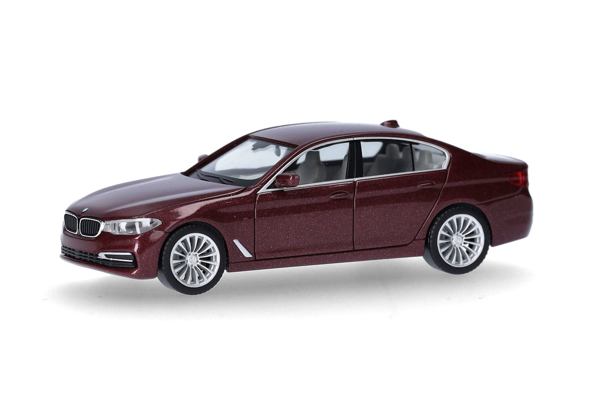 BMW 5er Limousine, aventurinrot metallic
