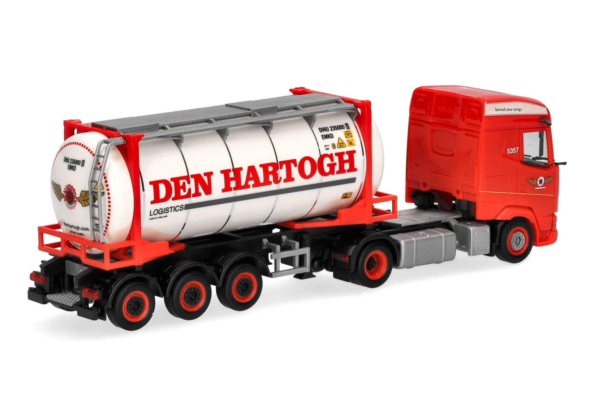 spielzeug, laster, tankanhänger, auflieger, rot