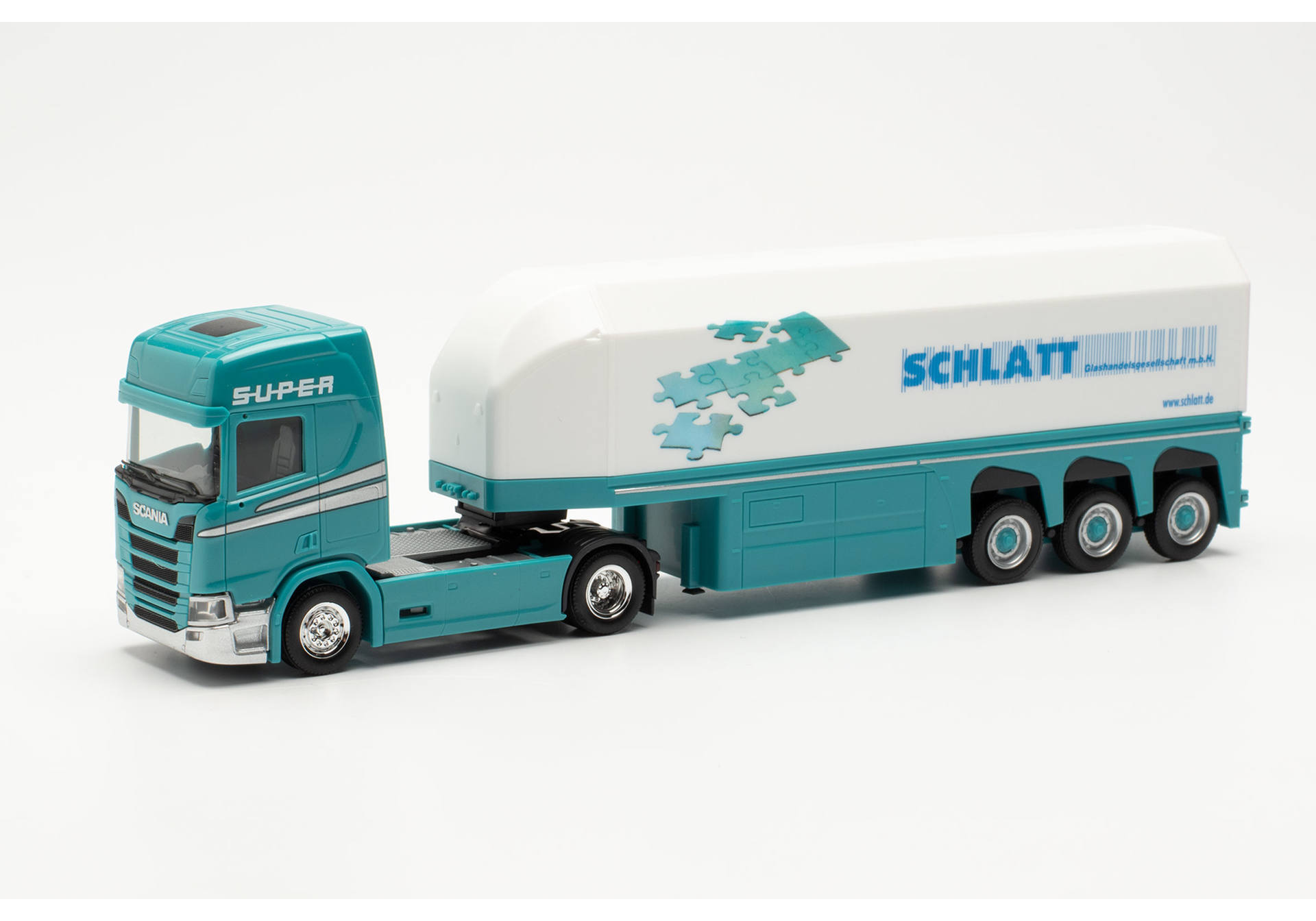 Scania CS 20 high roof inloader semitrailer truck “Schlatt”