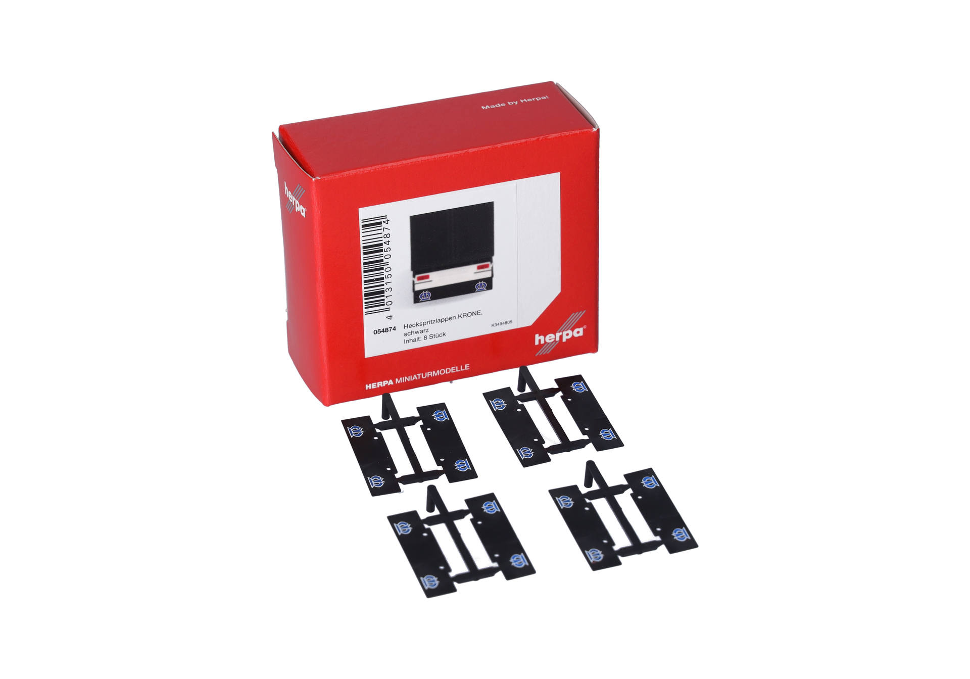 Accessories: Rear splash flap for trailer and trucks, "KRONE" (8 pieces)