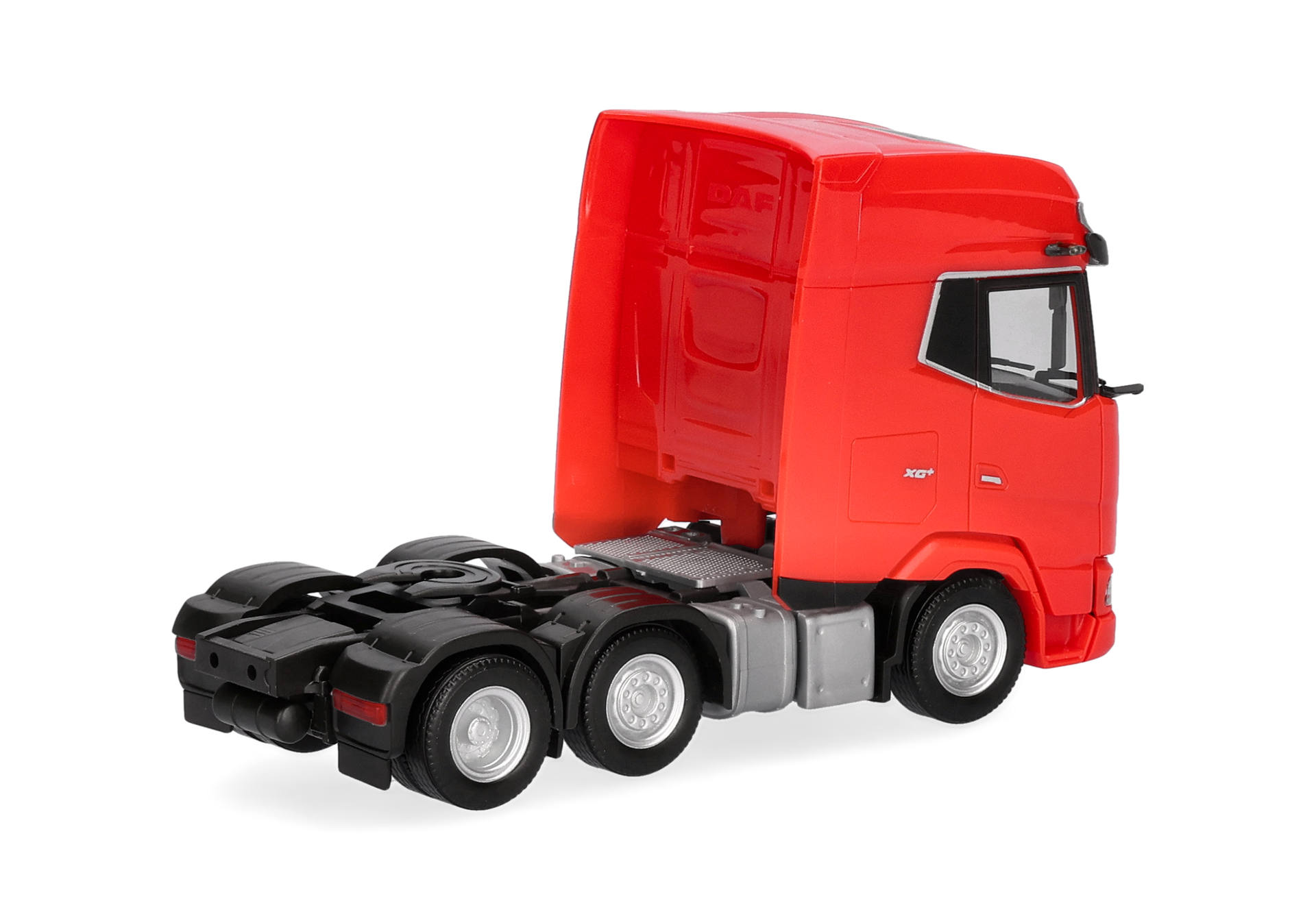 truck, tractor, semi-truck, red, cab