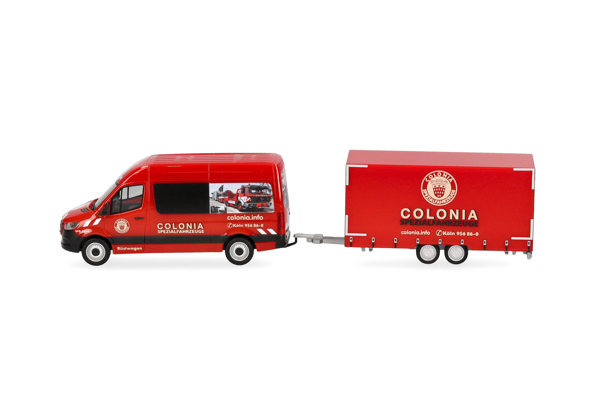 Mercedes-Benz Sprinter '18 Halbbus Hochdach mit Tandemhänger "Colonia"