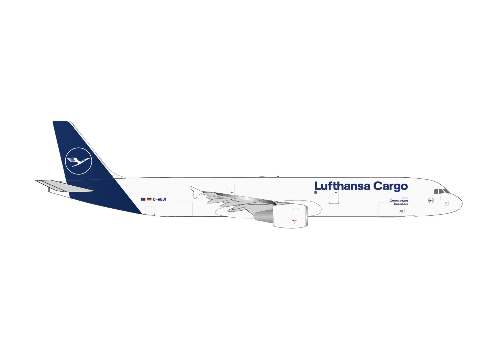 Lufthansa Cargo Airbus A321P2F – D-AEUI