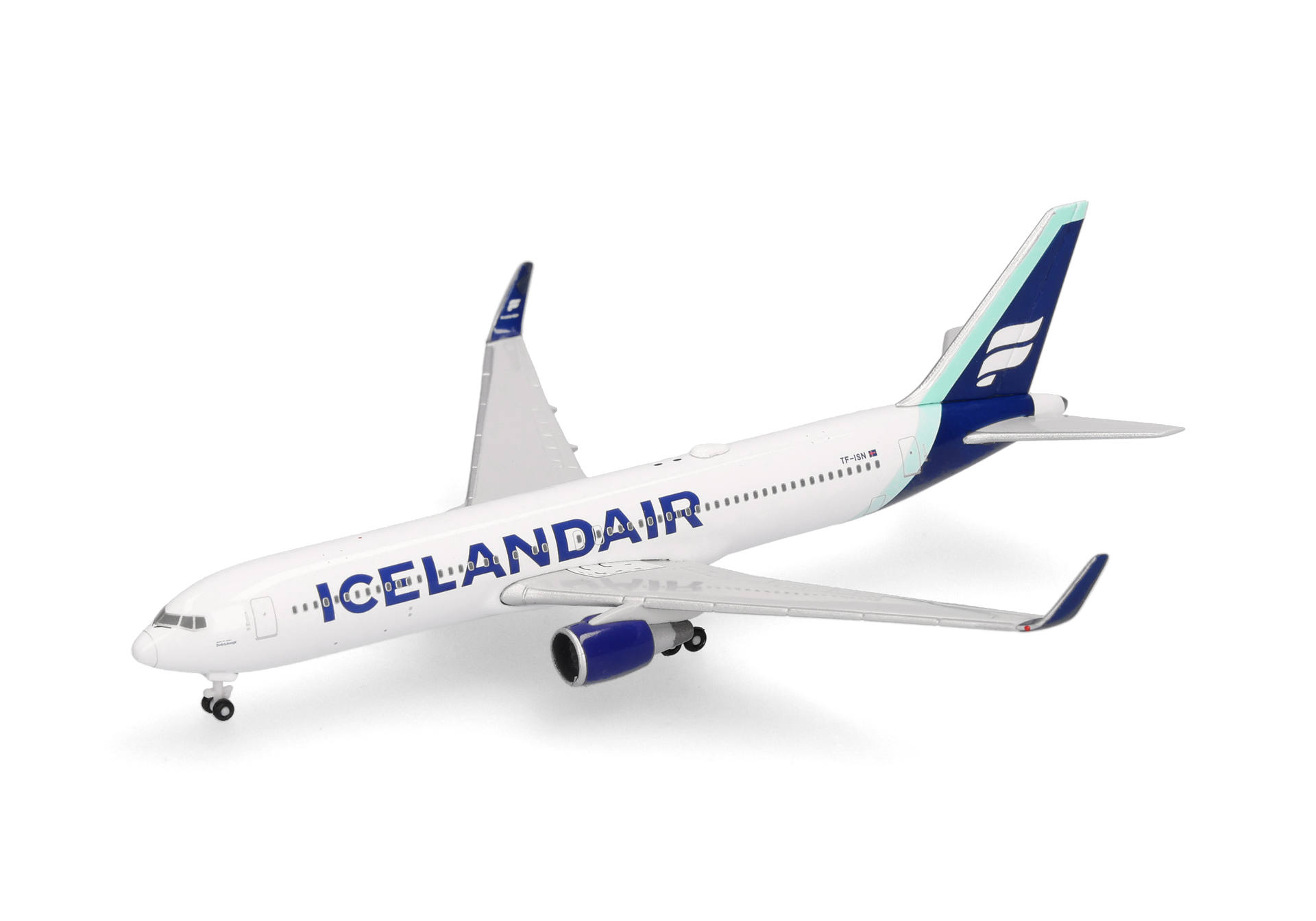 Icelandair Boeing 767-300 - Borreal blue tail stripe – TF-ISN "Svörtuborgir"