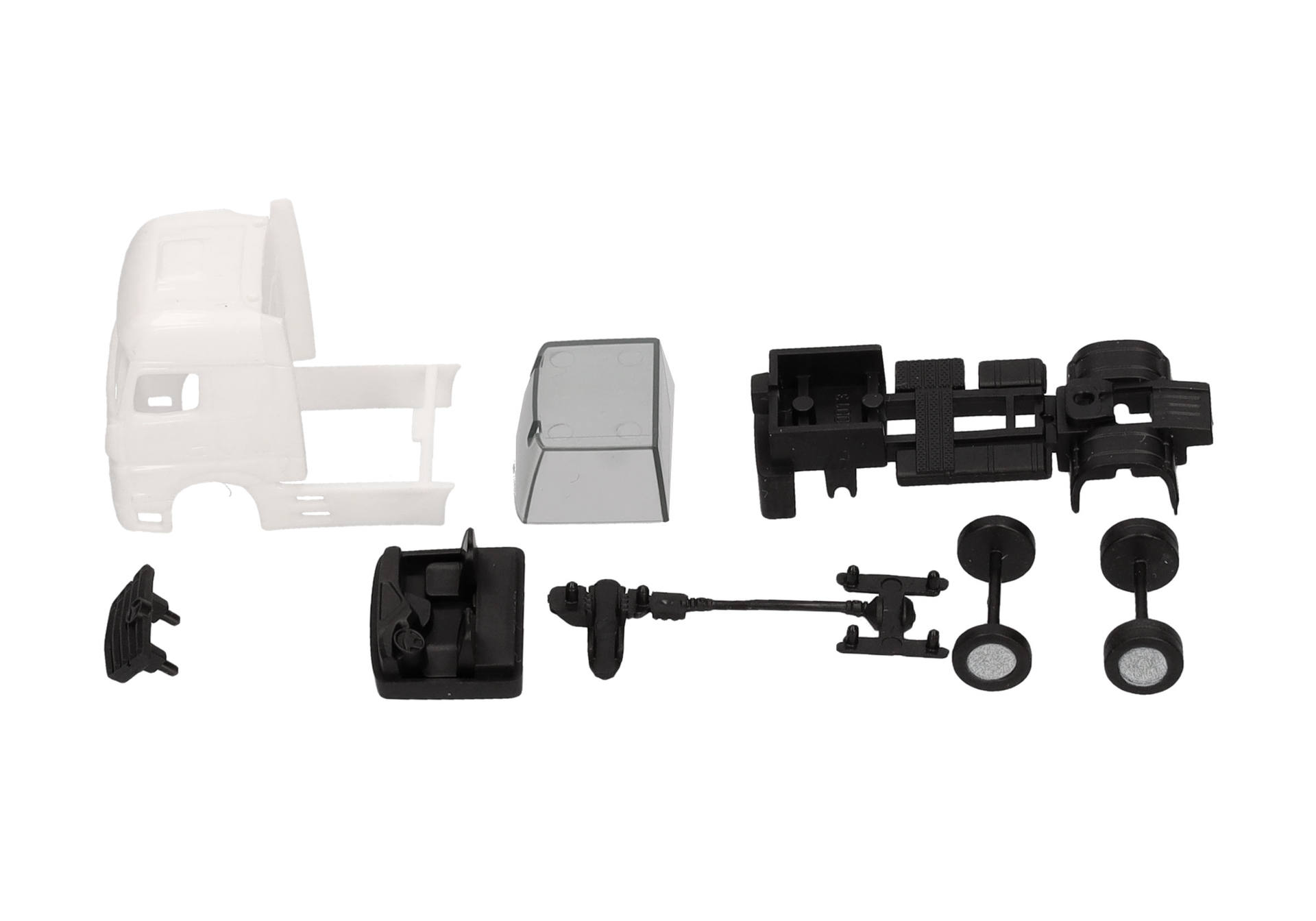 Parts service: scale N (1/160) Mercedes-Benz Actros Gigaspace rigid tractor 2axles, white 2 pieces