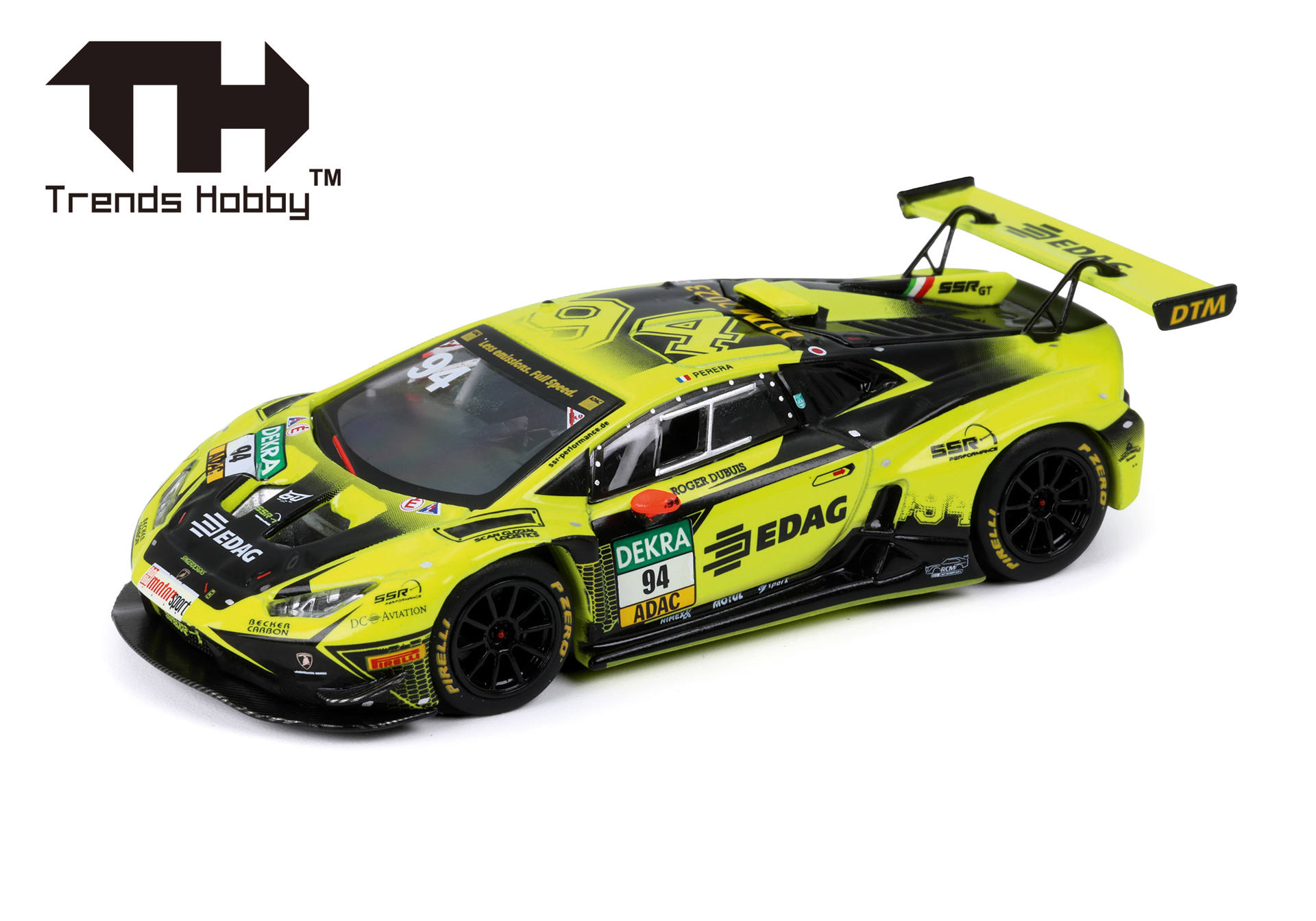 rc car, diecast model, neon yellow, race car, rear wing