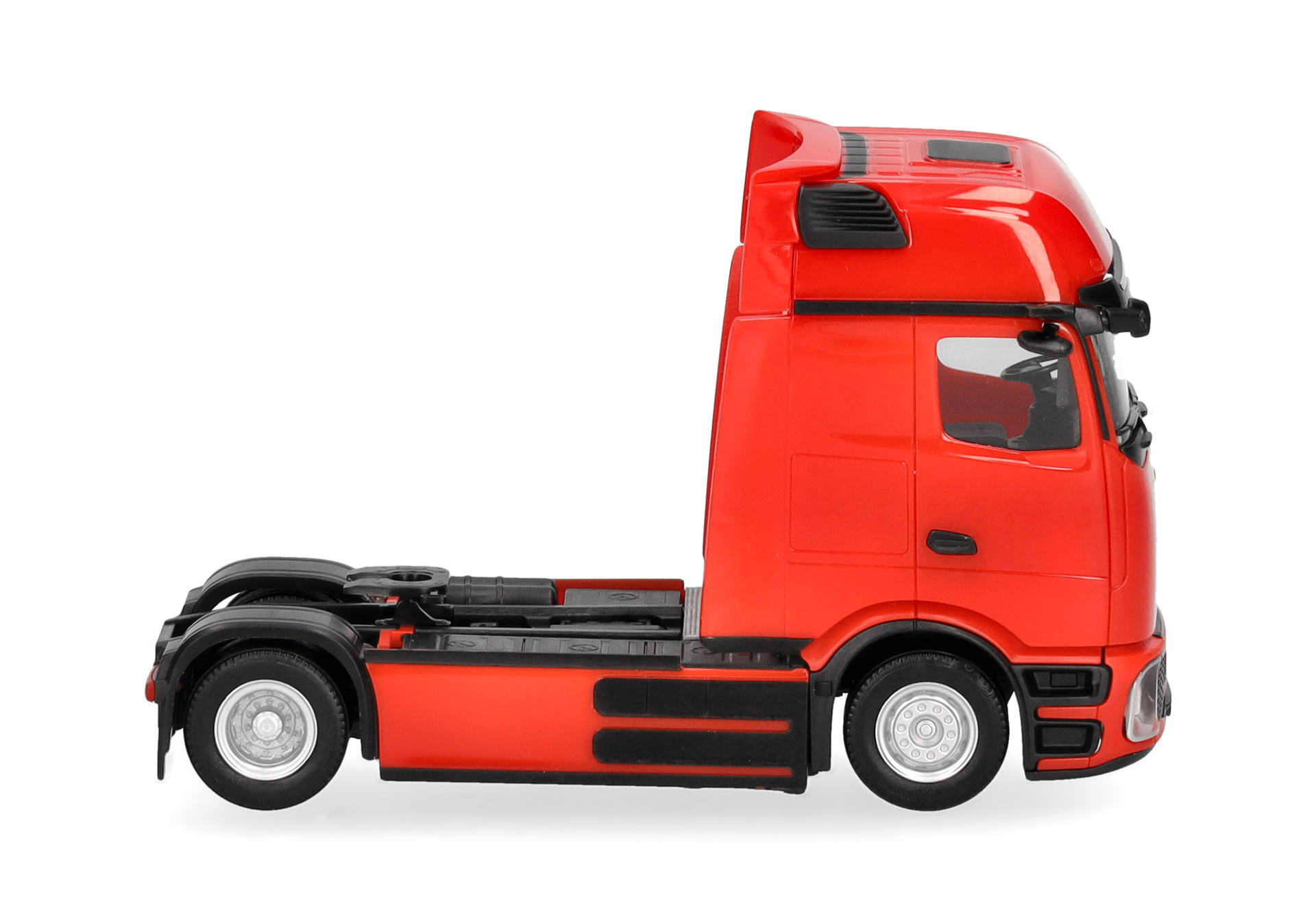 truck, semi, tractor, red, model vehicle