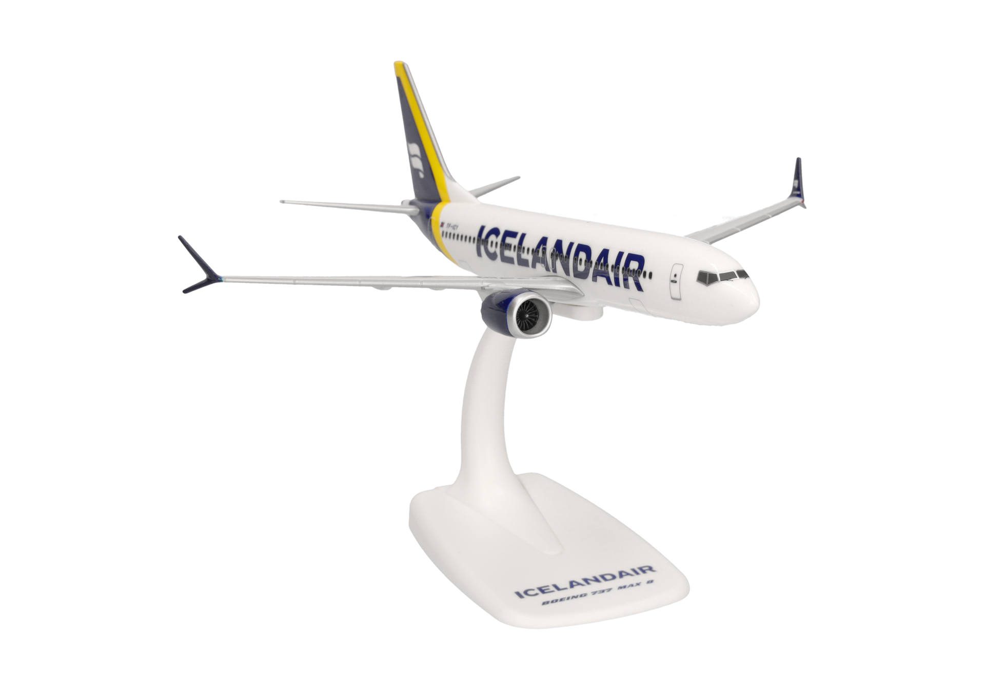 airplane model, Icelanair, jet model, table stand, scale replica, airplane, model, jet, Icelandair, display stand