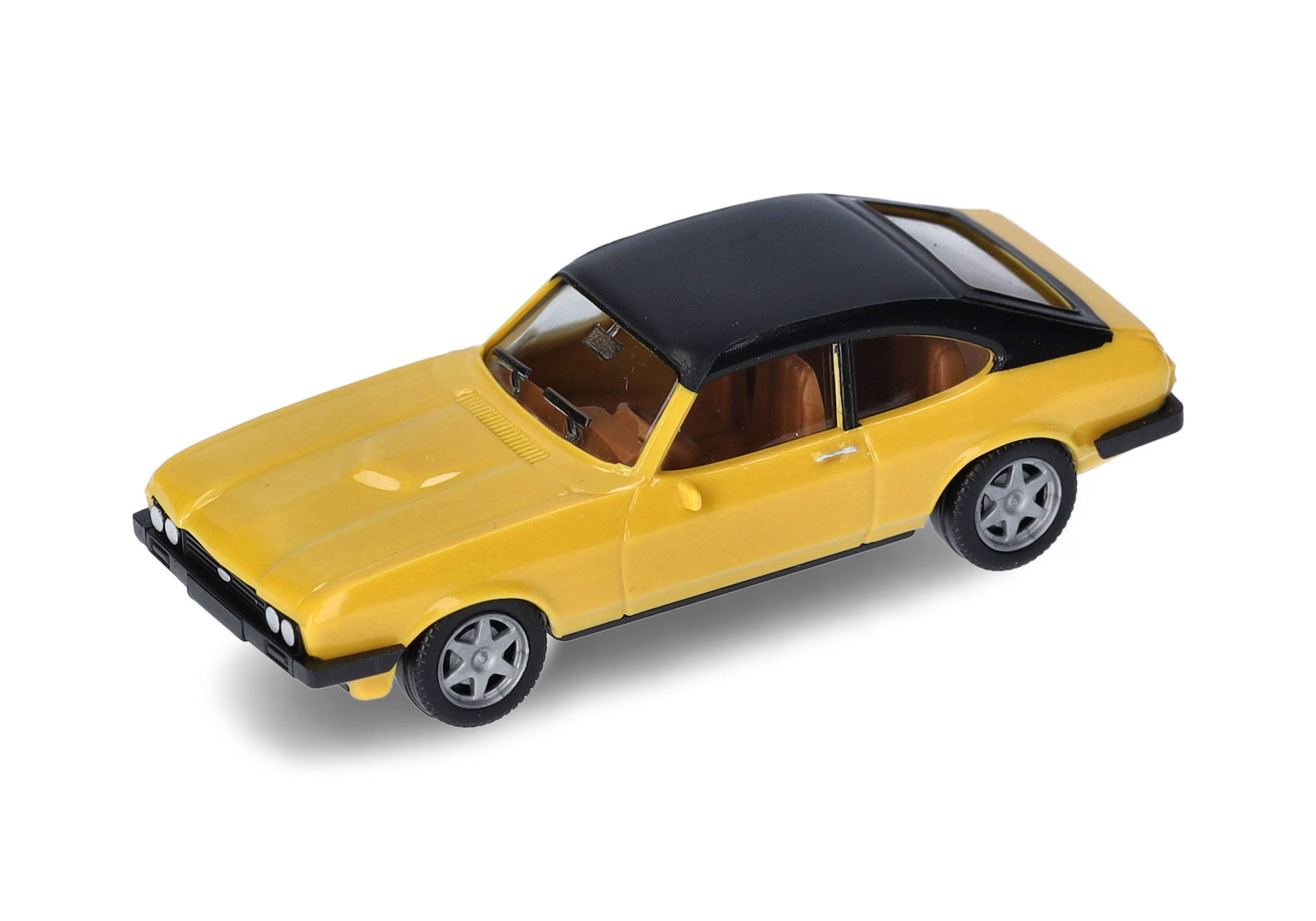 Ford Capri II mit Vinyldach, daytonagelb