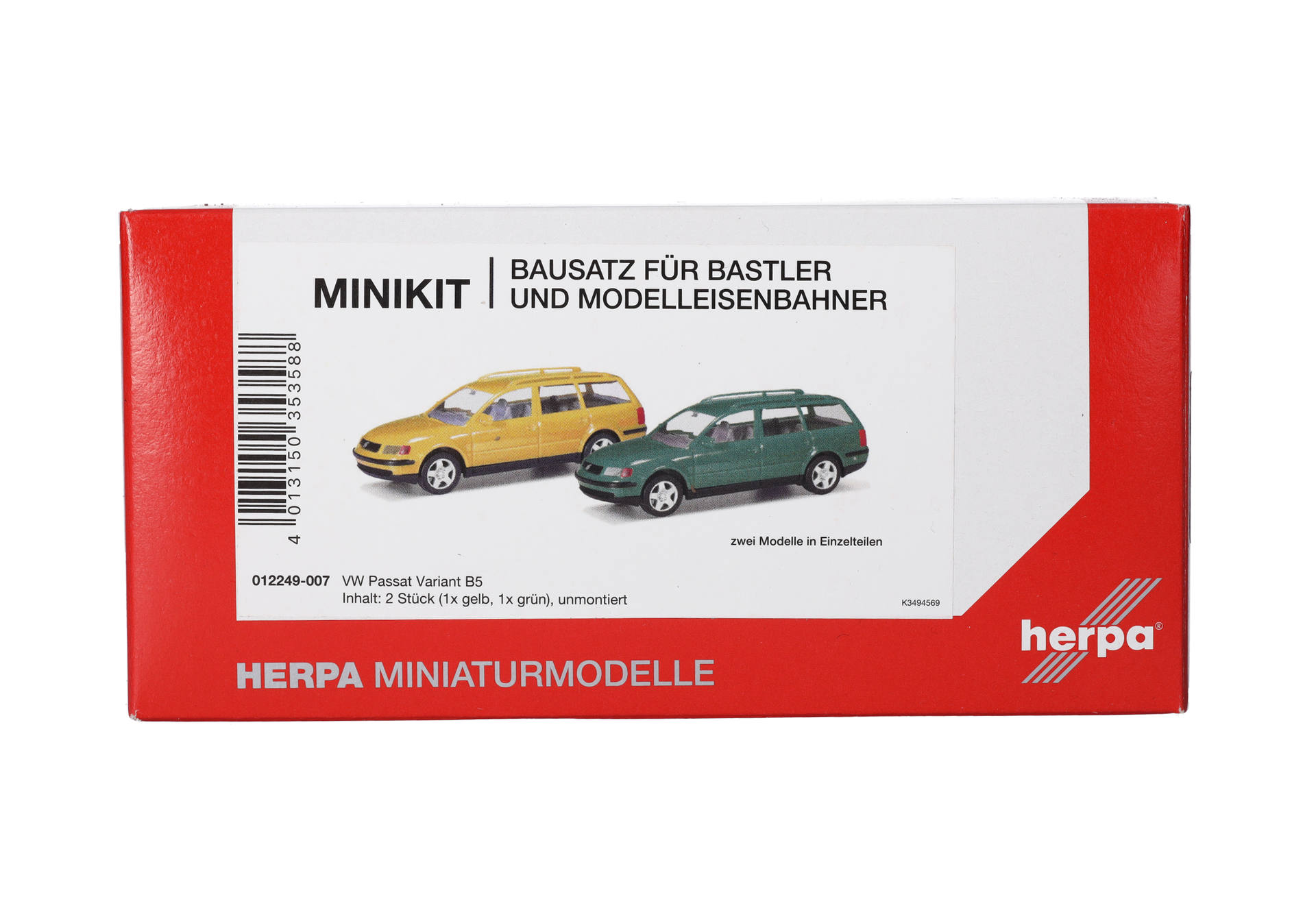 Herpa MiniKit: Volkswagen (VW) Passat Variant B5, 2 pieces