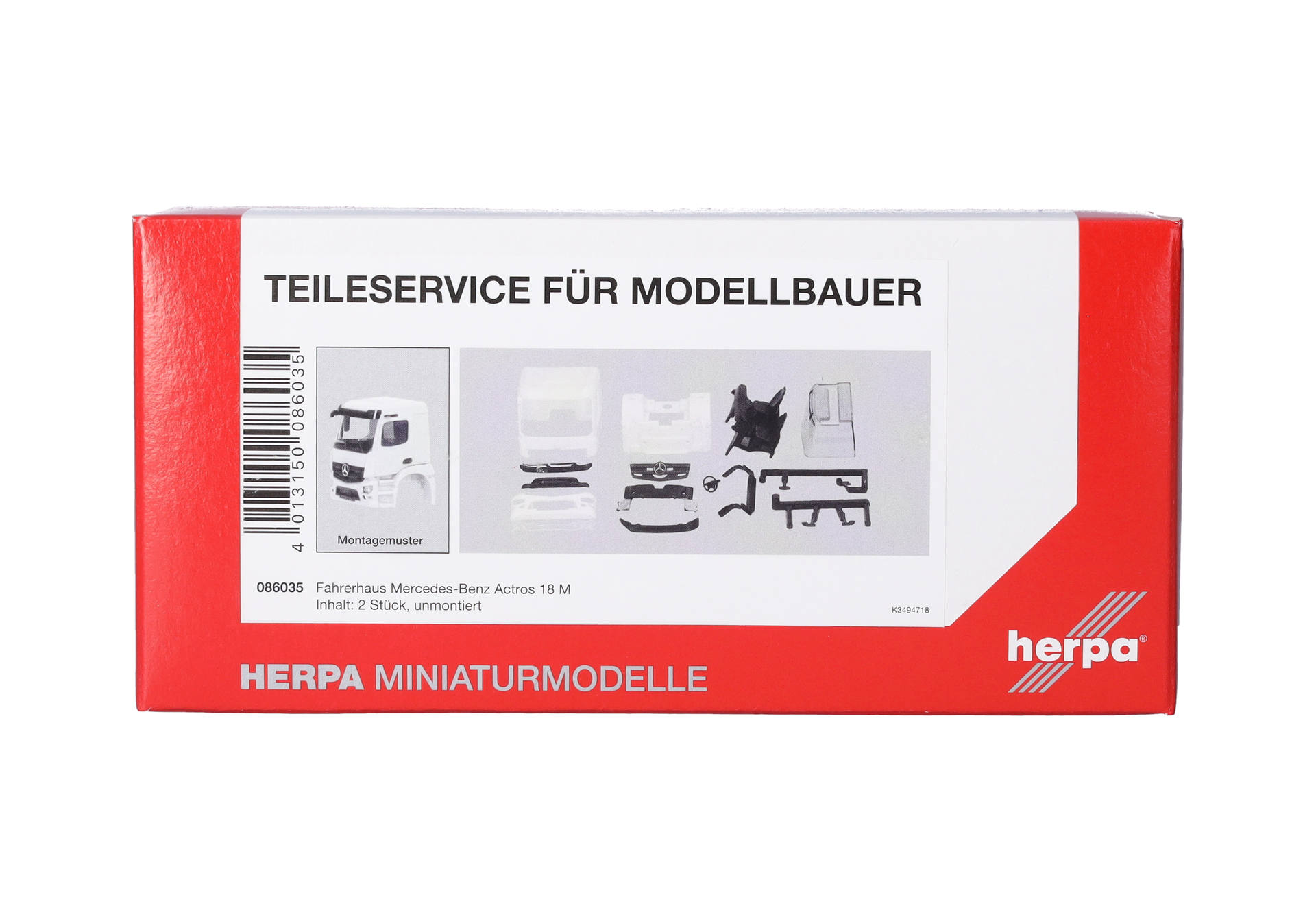 Teileservice Fahrerhaus Mercedes-Benz Actros M, weiß (2 Stück)