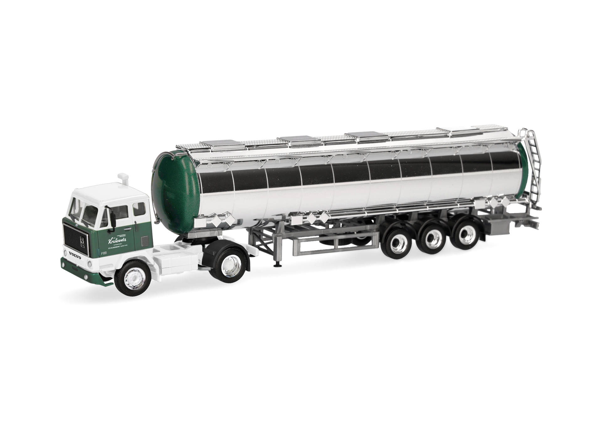 Volvo F89 chromium tank semitrailer truck "Kralowetz", Austria
