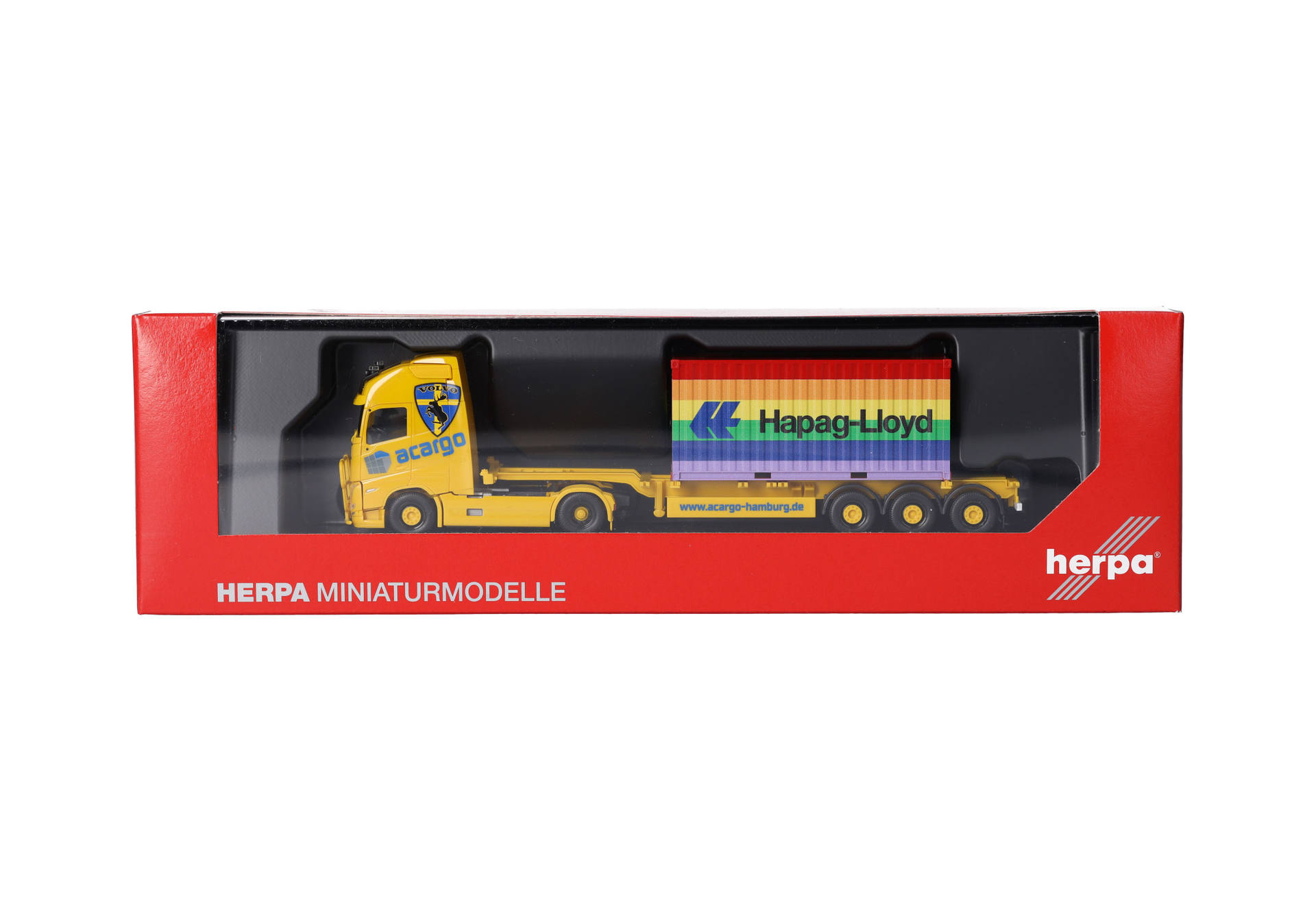 Volvo FH GL XL 2020 container semitrailer truck "acargo/Hapag Lloyd