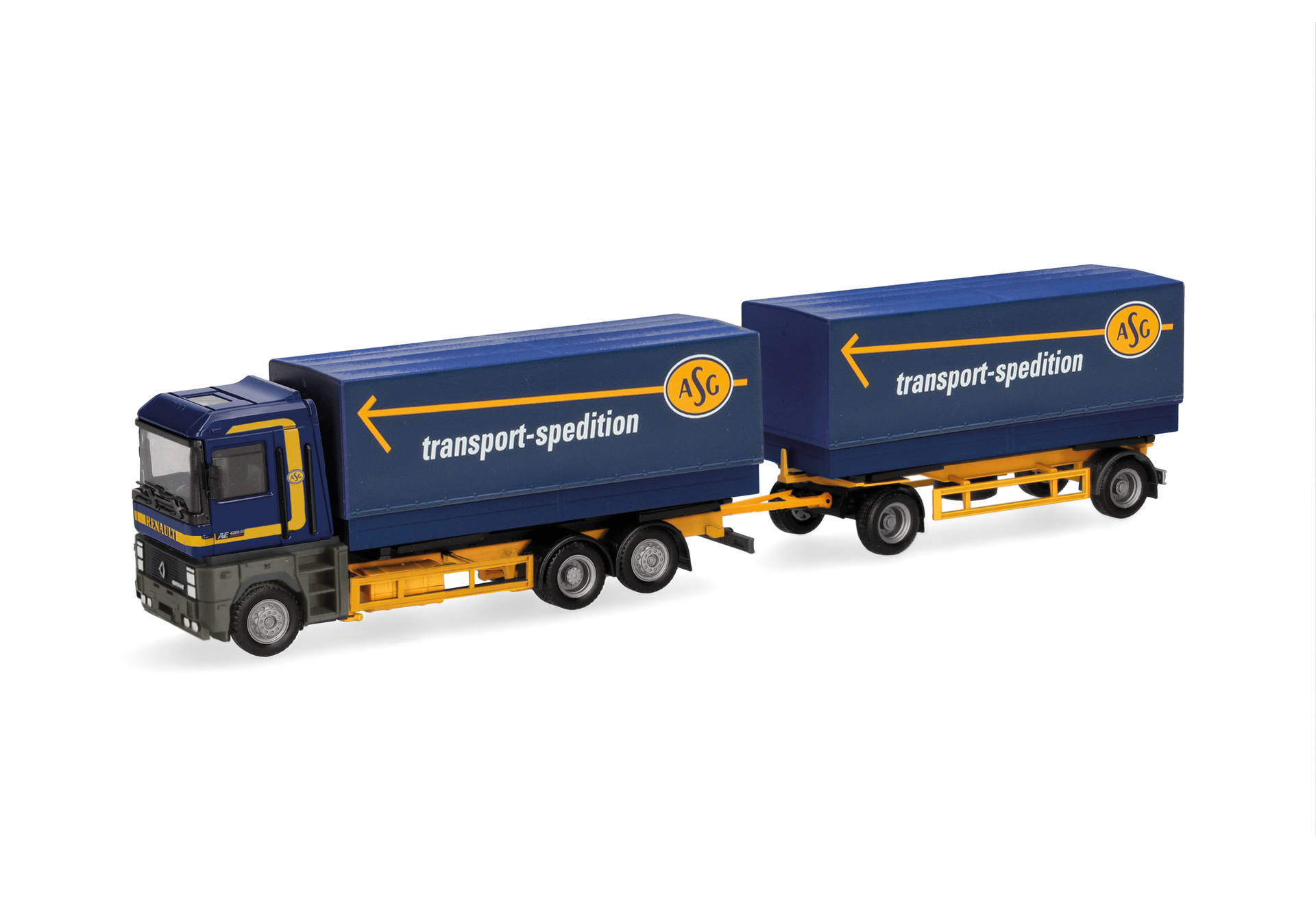 Renault AE interchangeable canvas truck  "ASG" (Sweden)