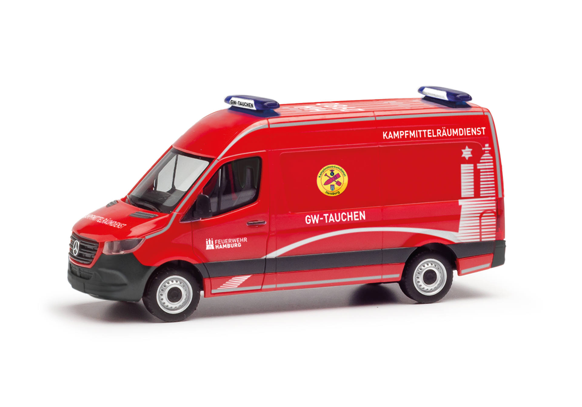 Mercedes-Benz Sprinter '18 half bus high-roof "fire brigade Hamburg/rescue diver"