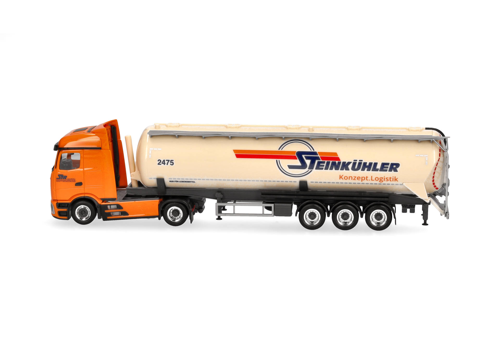 Mercedes-Benz Actros Procabin Streamspace bulk semitrailer "Steinkühler"