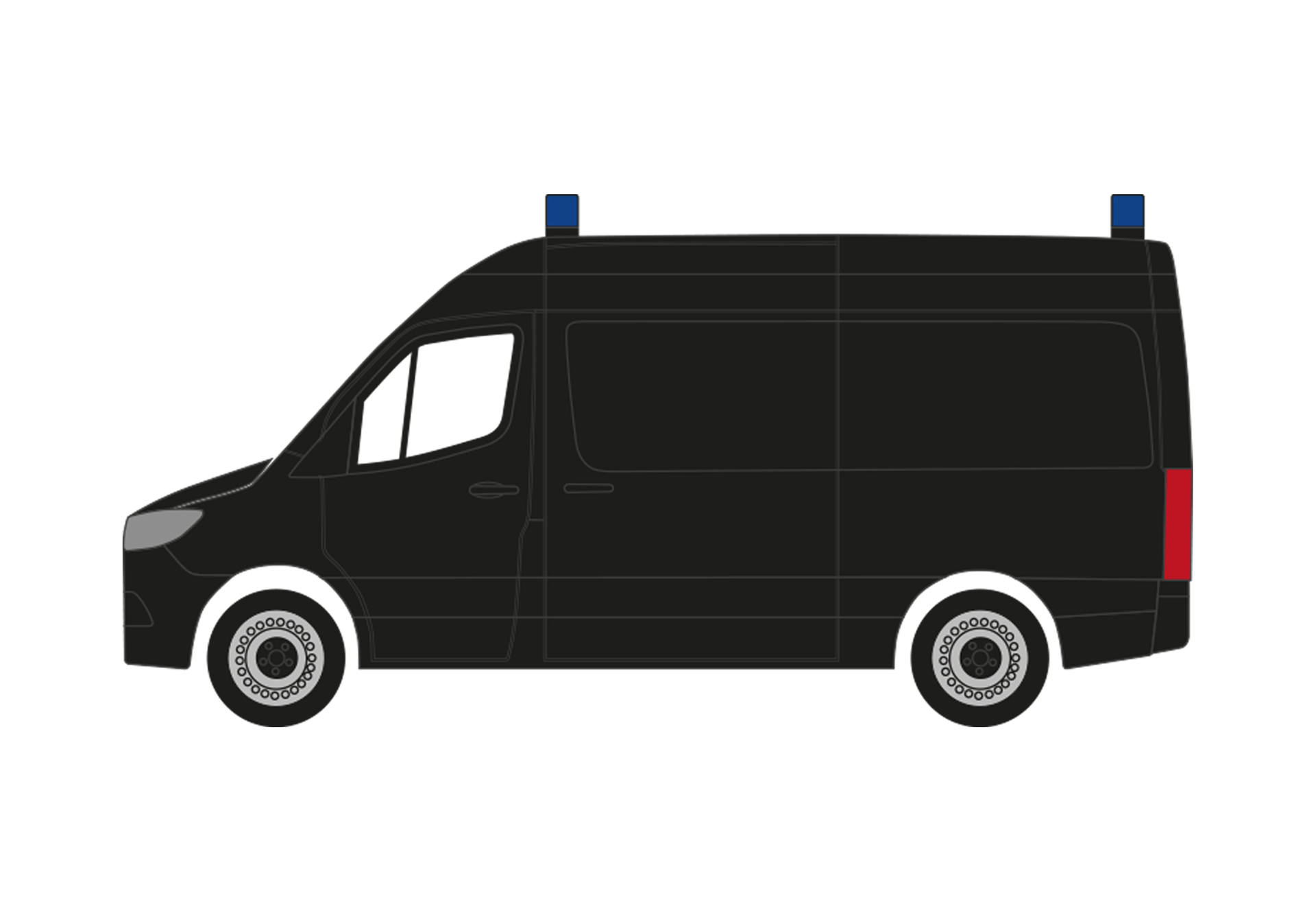 Mercedes-Benz sprinter '18 box high roof civilian ambulance