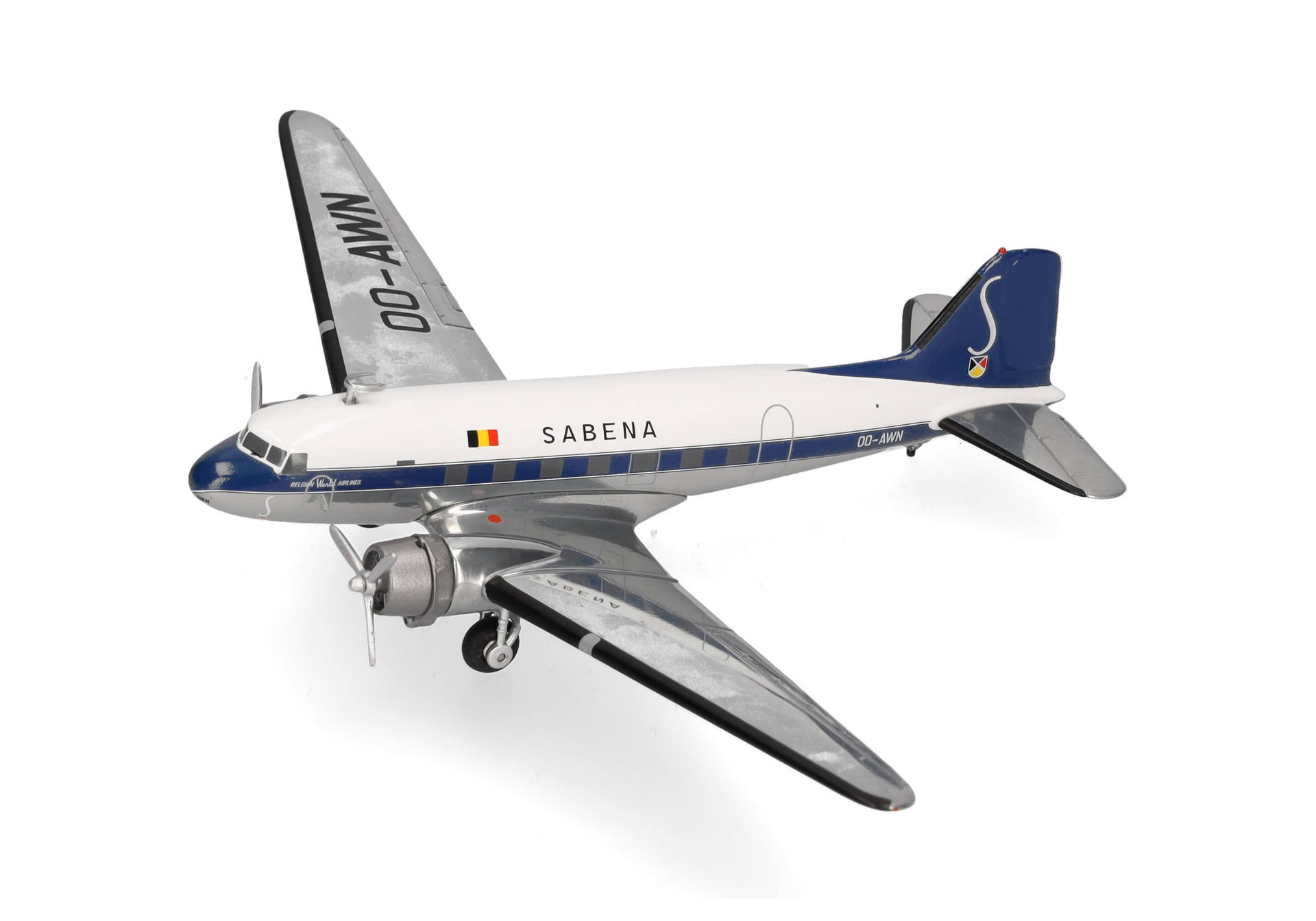 Sabena Douglas DC-3, OO-AWN