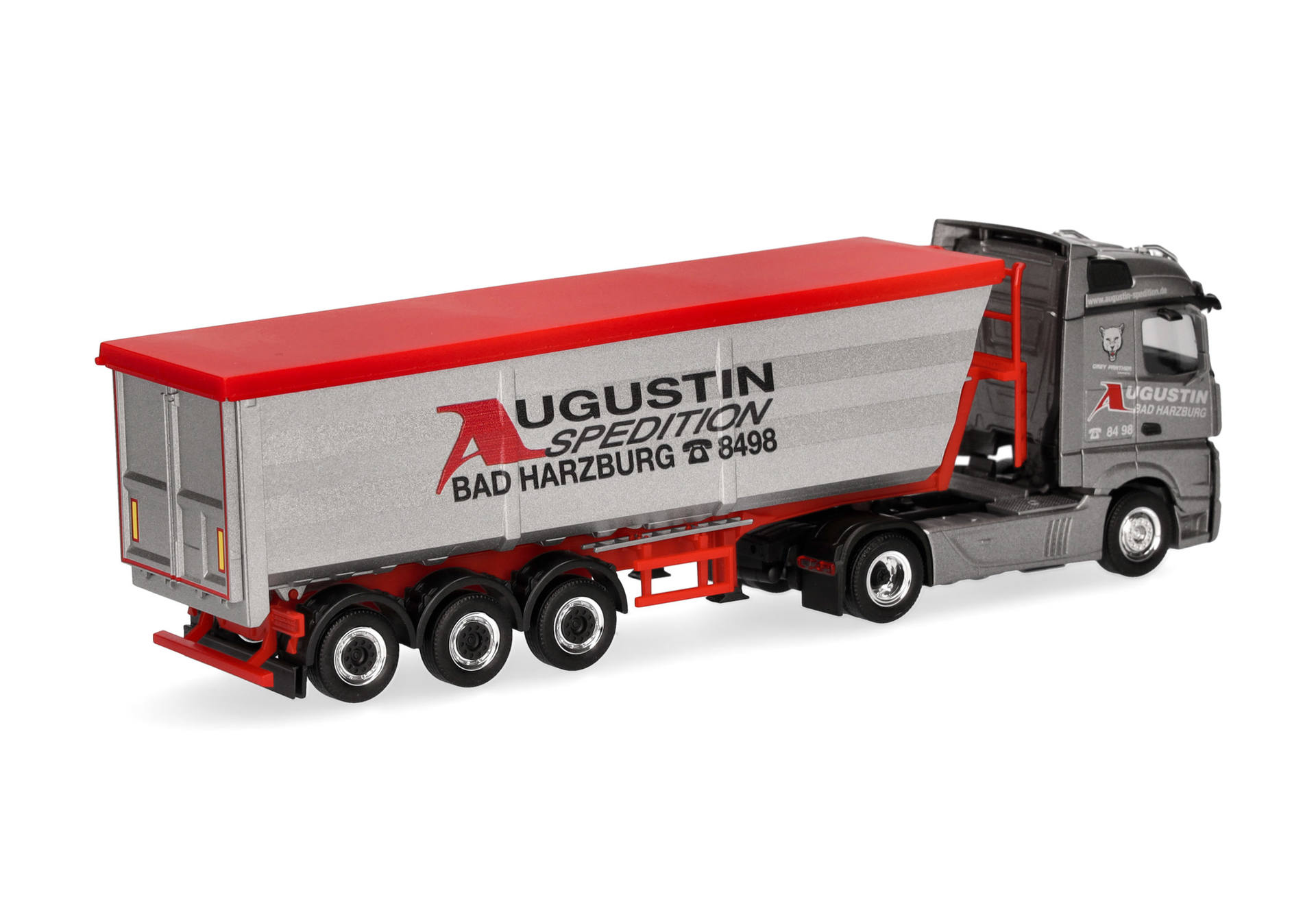 Mercedes-Benz Actros Streamspace Stahlmulden-Sattelzug "Augustin Spedition"