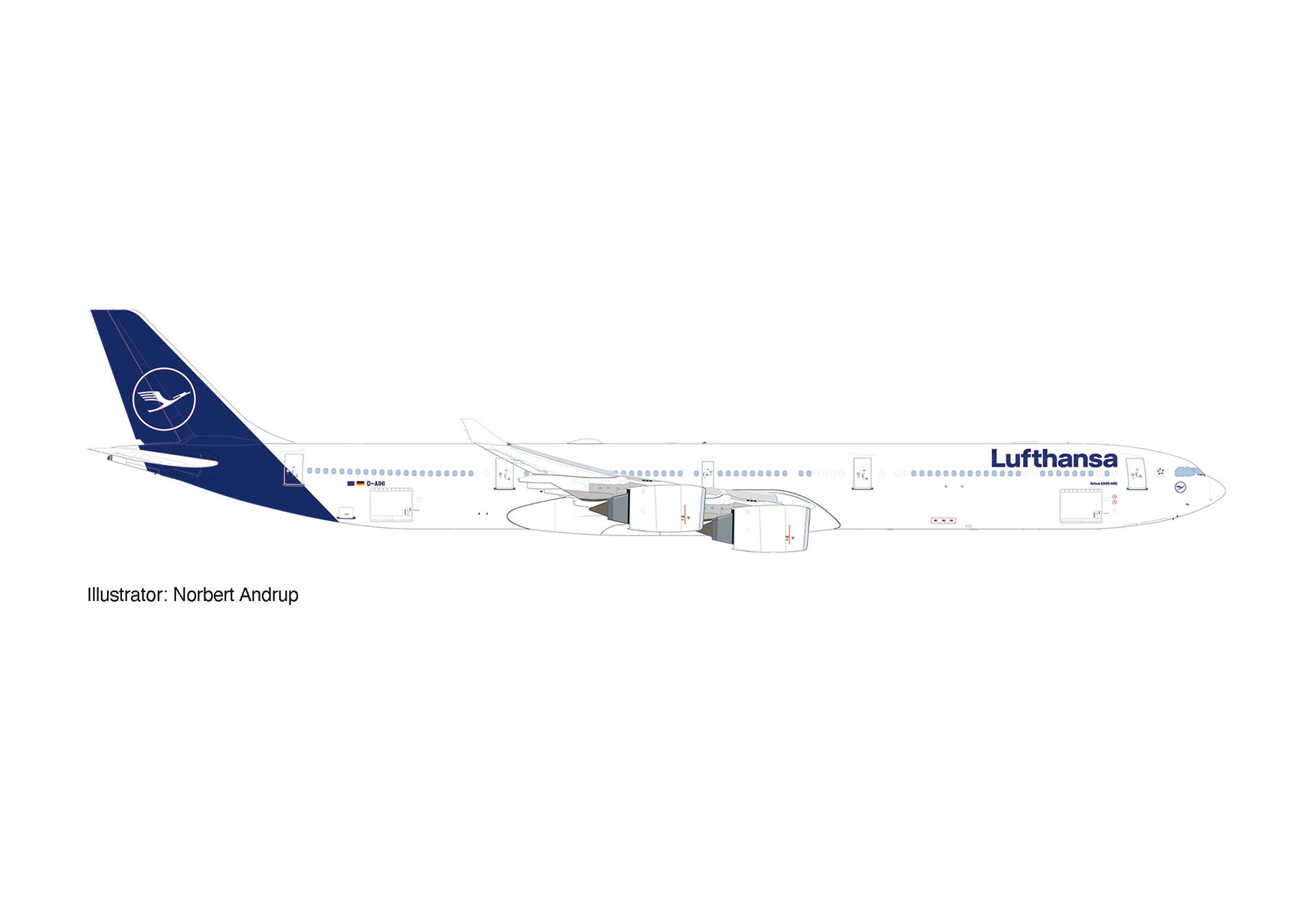 Lufthansa Airbus A340-600 – D-AIHI