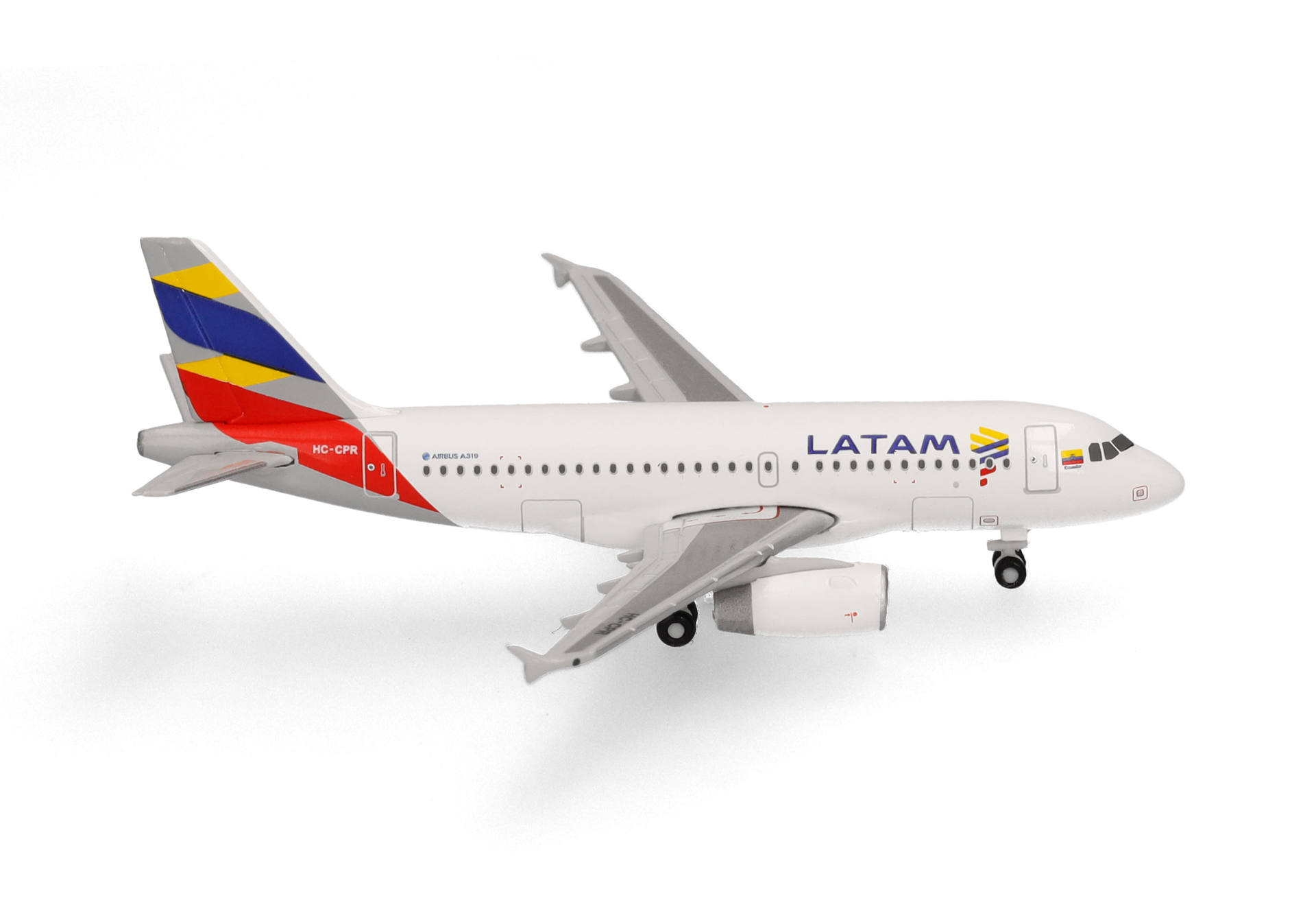 LATAM Airlines Ecuador Airbus A319 - Ecuador Flag livery - HC-CPR