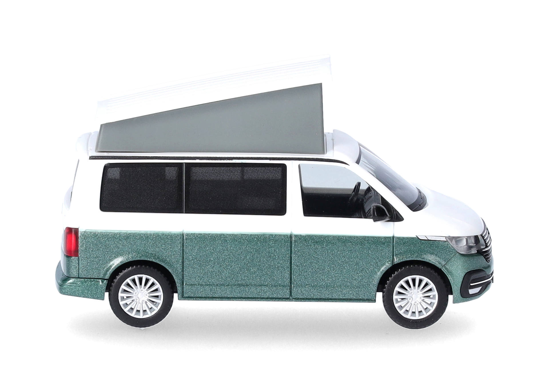 Volkswagen (VW) T6.1 California, Candy Weiß / Bay Leaf Green metallic