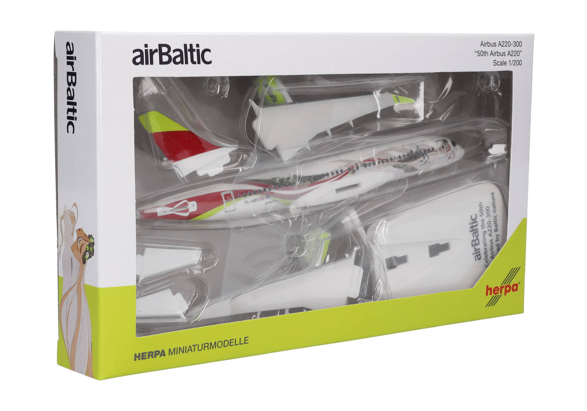 airBaltic Airbus A220-300 "50th A220" - YL-ABX