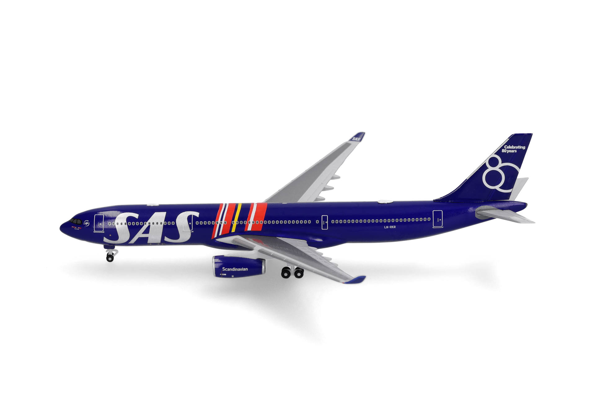 airplane, airliner, jet, SAS, blue plane