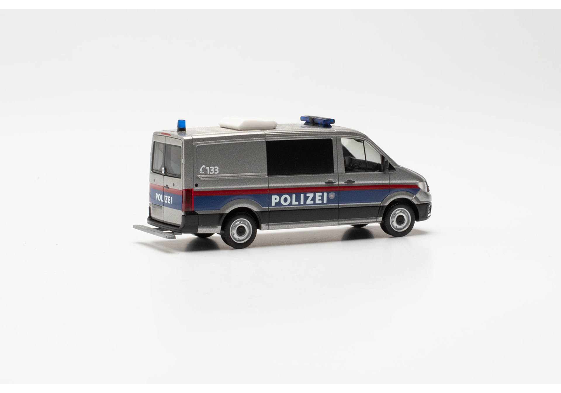Volkswagen (VW) Crafter flat roof "Police Austria, prisoner transporter"