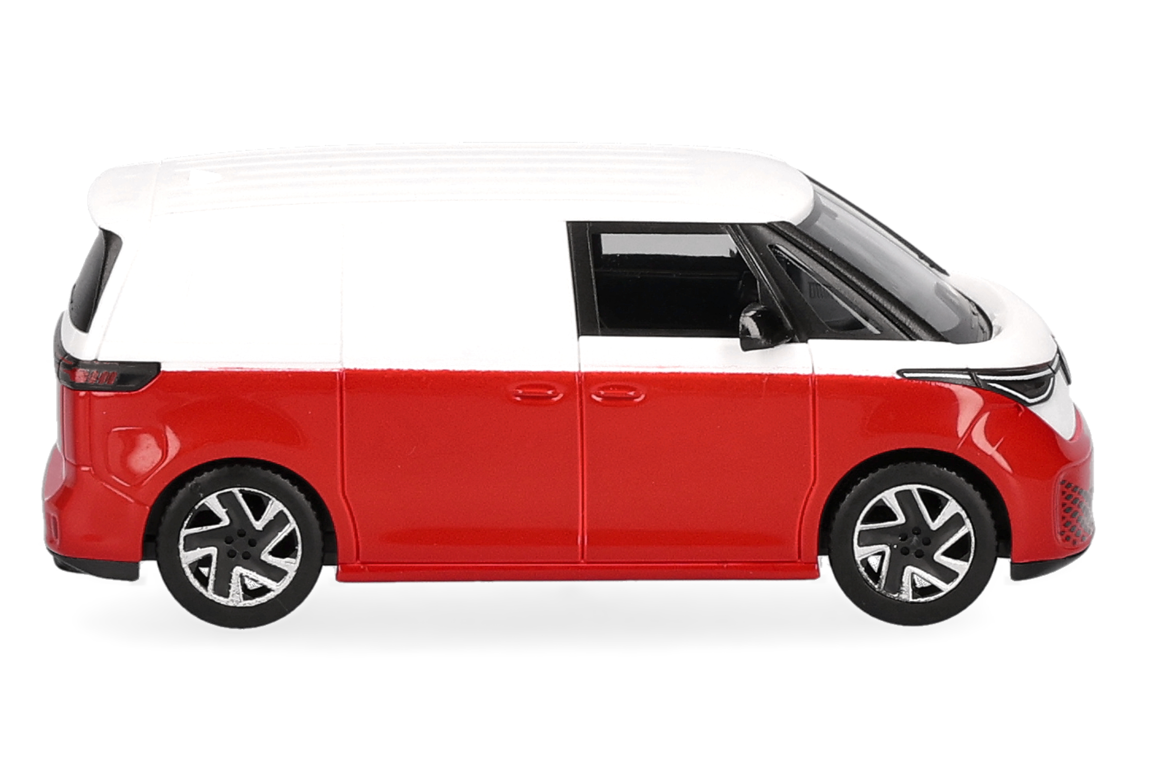 Volkswagen (VW) ID. Buzz Cargo, bicolor, white/red