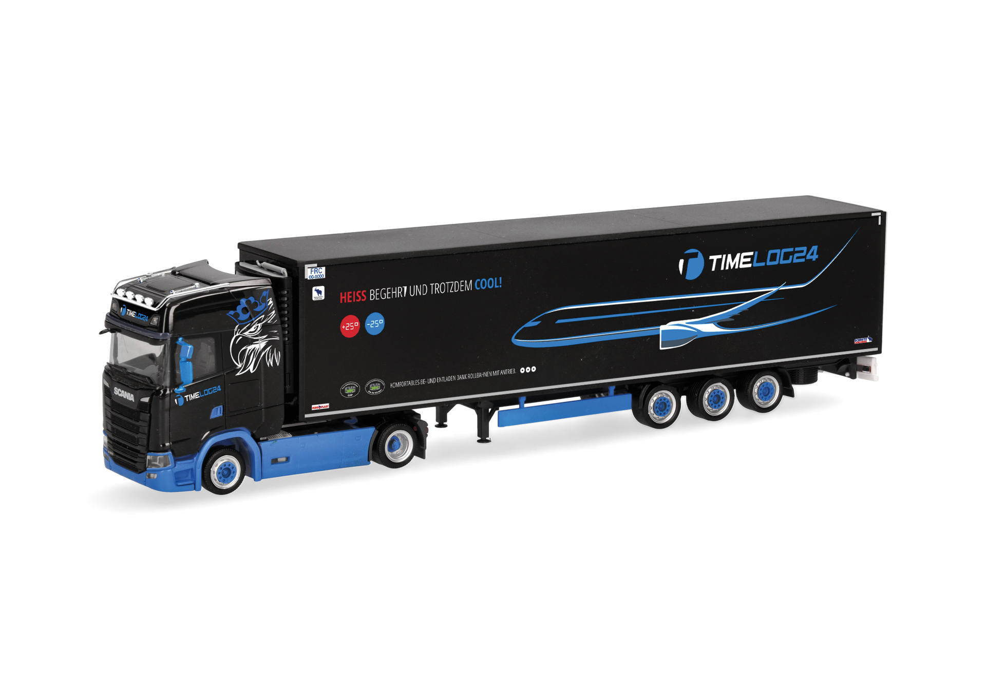 Scania CS 20 HD Kühlkoffer-Sattelzug "timelog24"