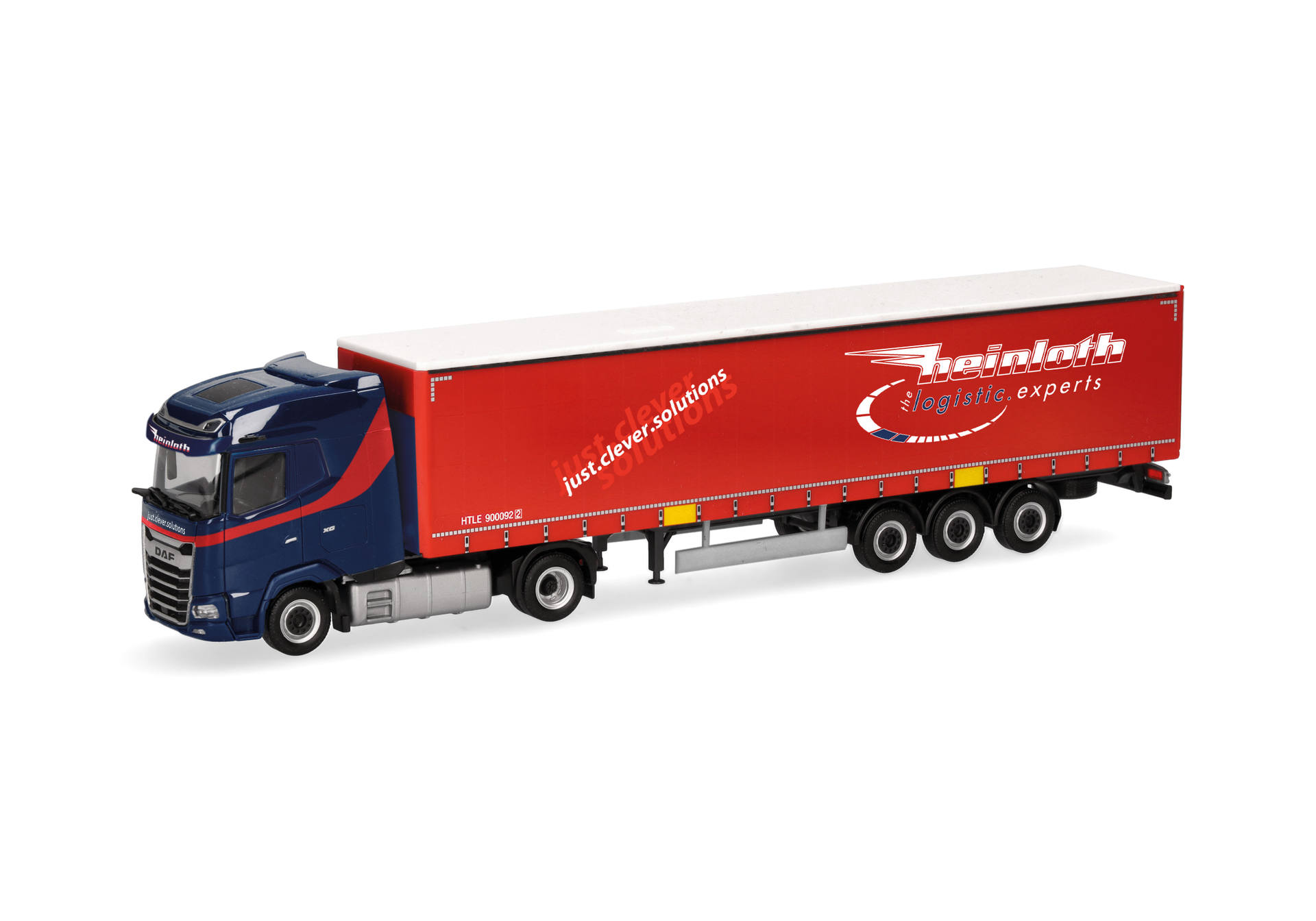 DAF XG Gardinenplanen-Sattelzug "Heinloth"