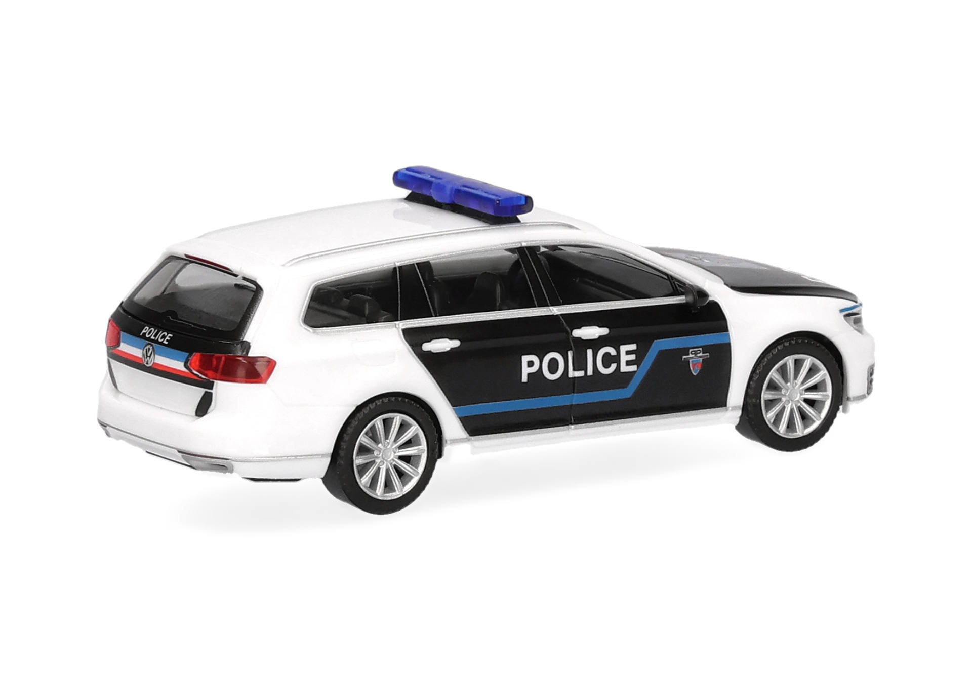 police car, toy, die-cast, minivan, blue light
