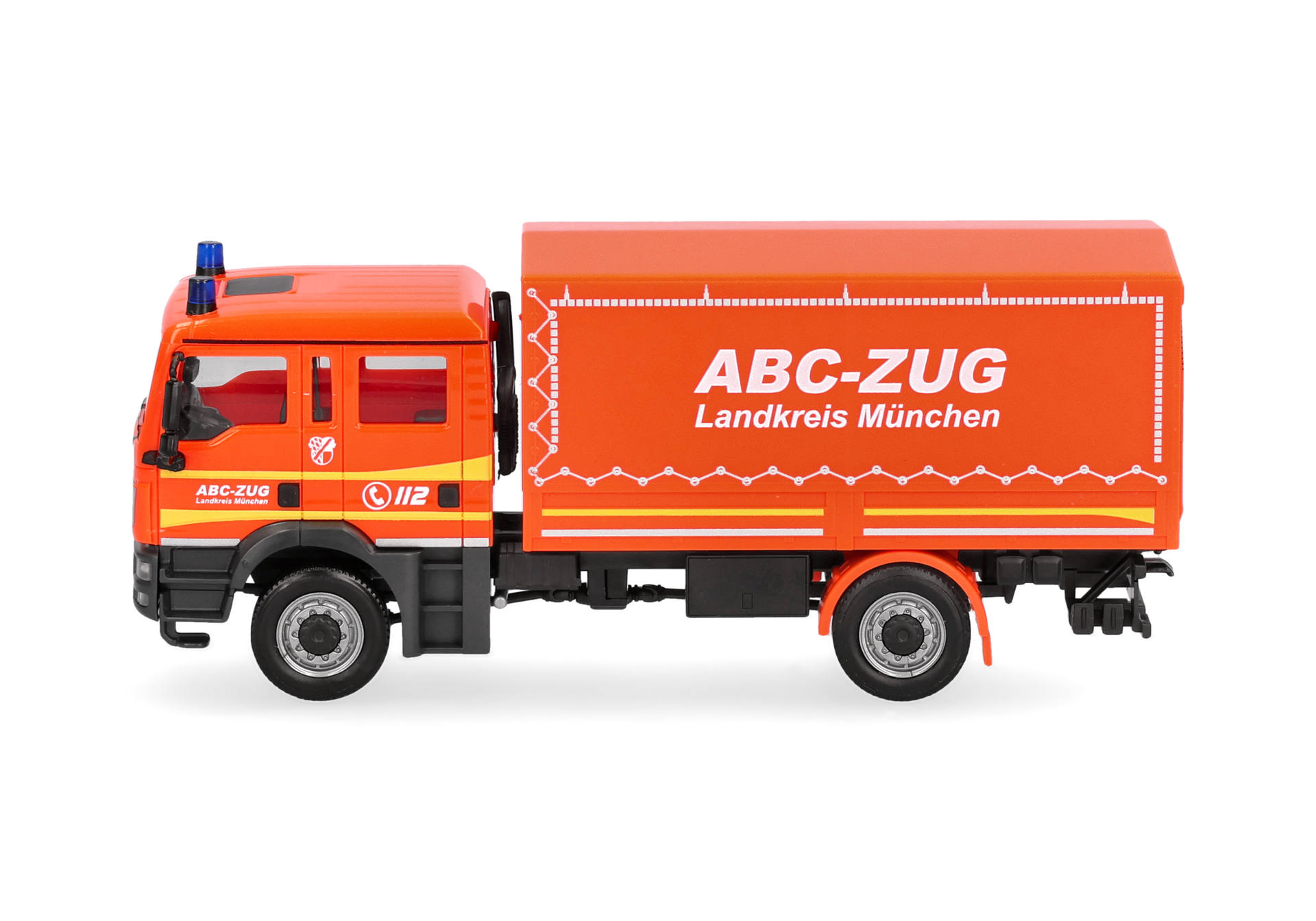 löschfahrzeug, modellauto, orangenes fahrzeug, einsatzfahrzeug, logo text