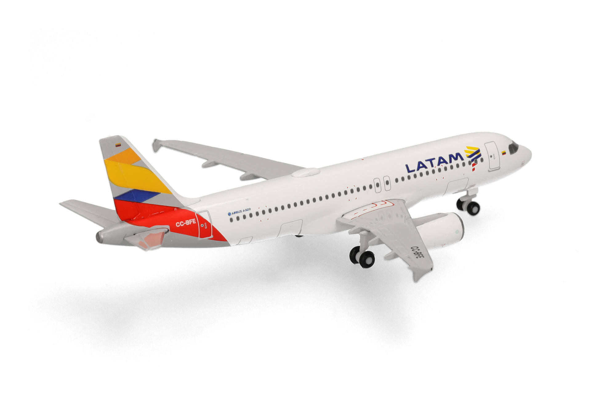 LATAM Airlines Chile Airbus A320 - Colombia Flag livery - CC-BFE