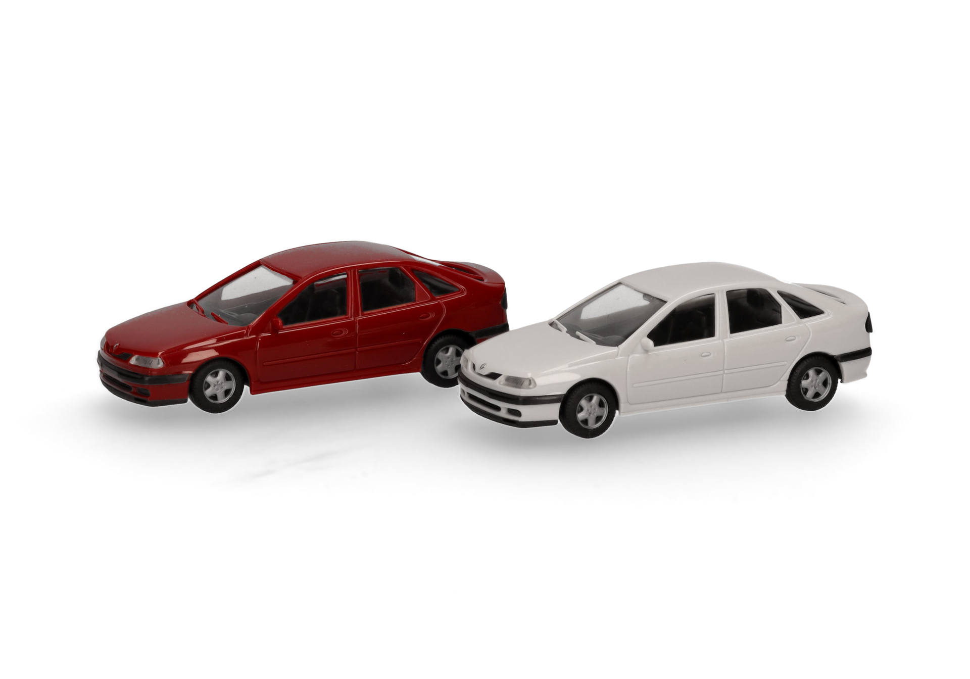 Herpa MiniKit: Renault Laguna, sienna red and arctic white, 2 pieces