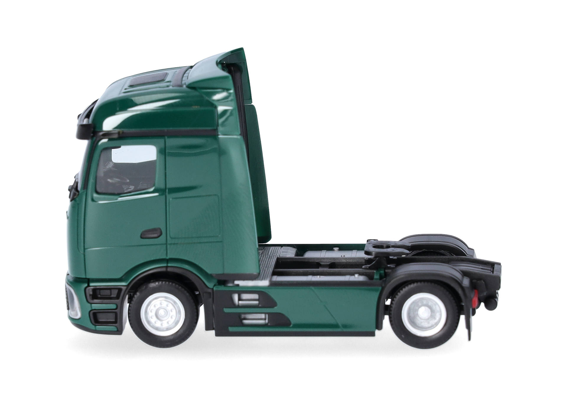 truck, cab, tractor, green, toy