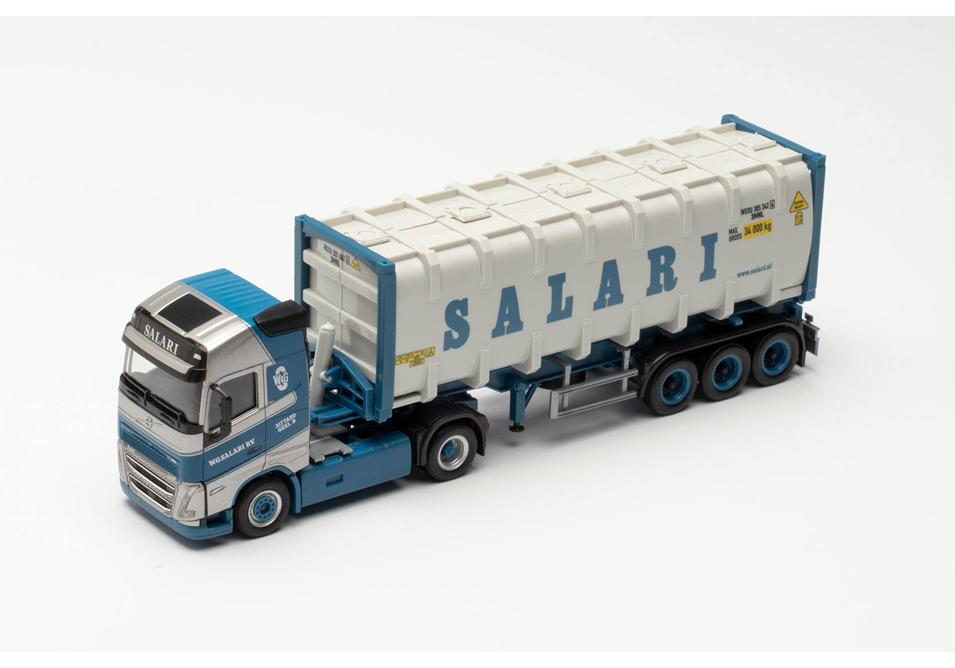 Volvo FH Gl. 2020 30-ft. bulk container semitrailer truck „Salari"